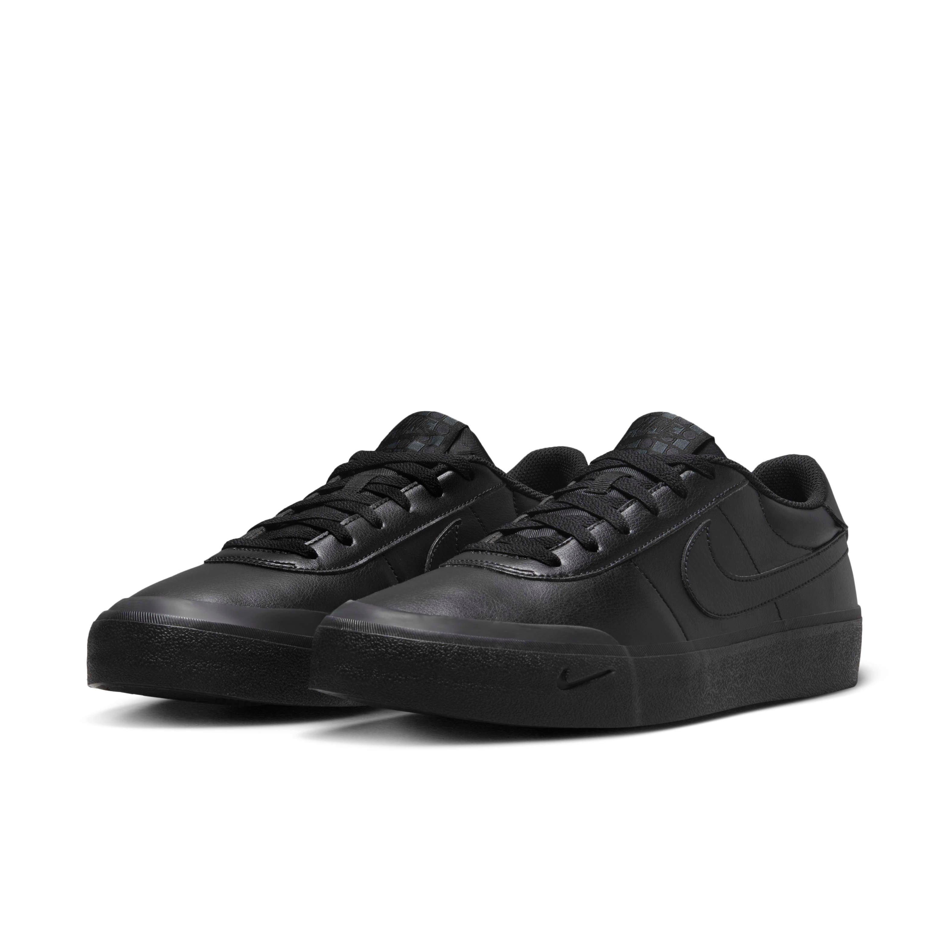 Nike Court Shot "Black/Black" Men's Shoe - BLACK/BLACK Thumbnail View 3