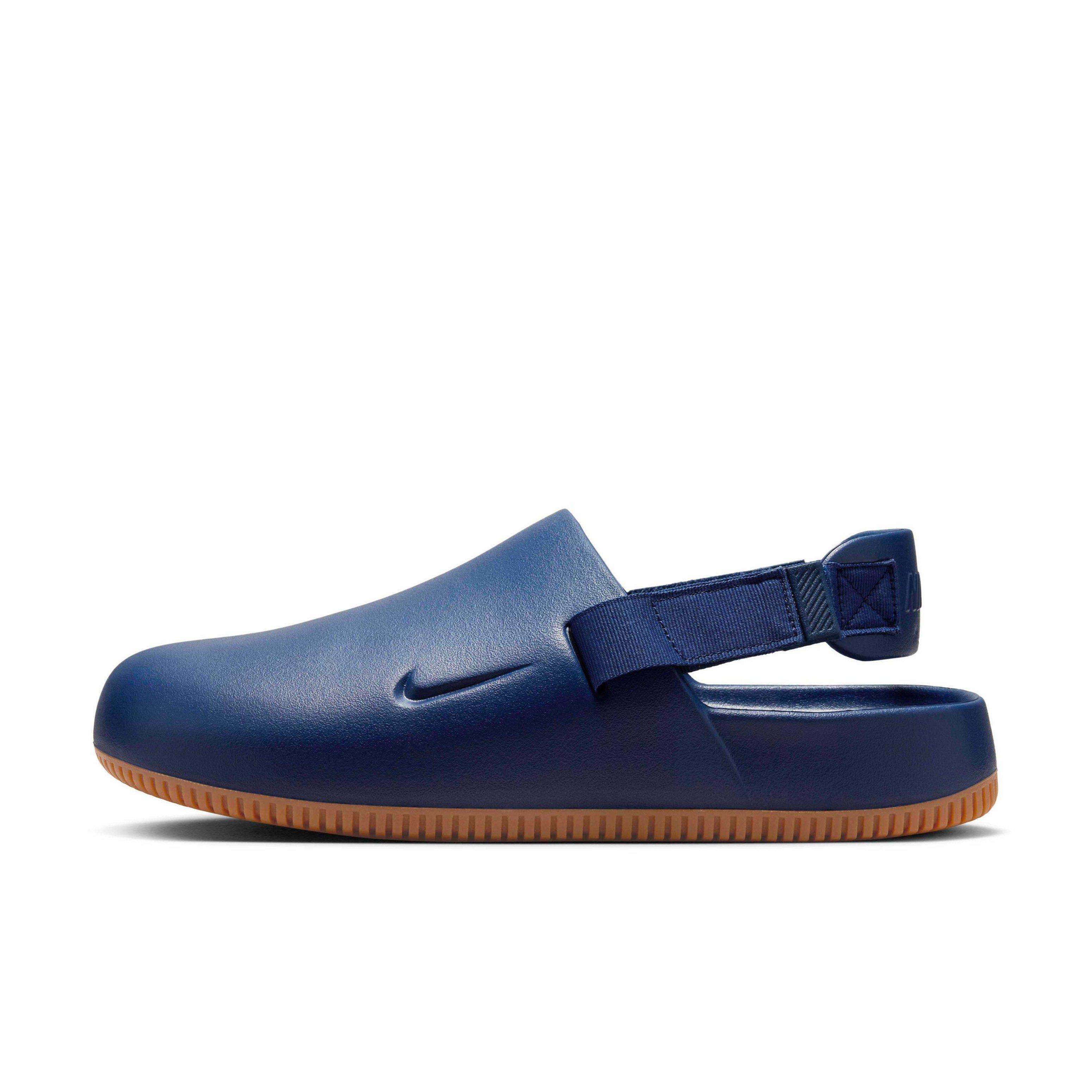 Nike Calm "Navy/Gum Medium Brown/Navy" Men's Mule - NAVY/MD BROWN/NAVY Thumbnail View 2