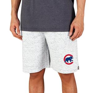 College Concepts Men's Chicago Cubs Throttle Shorts - White/Charcoal