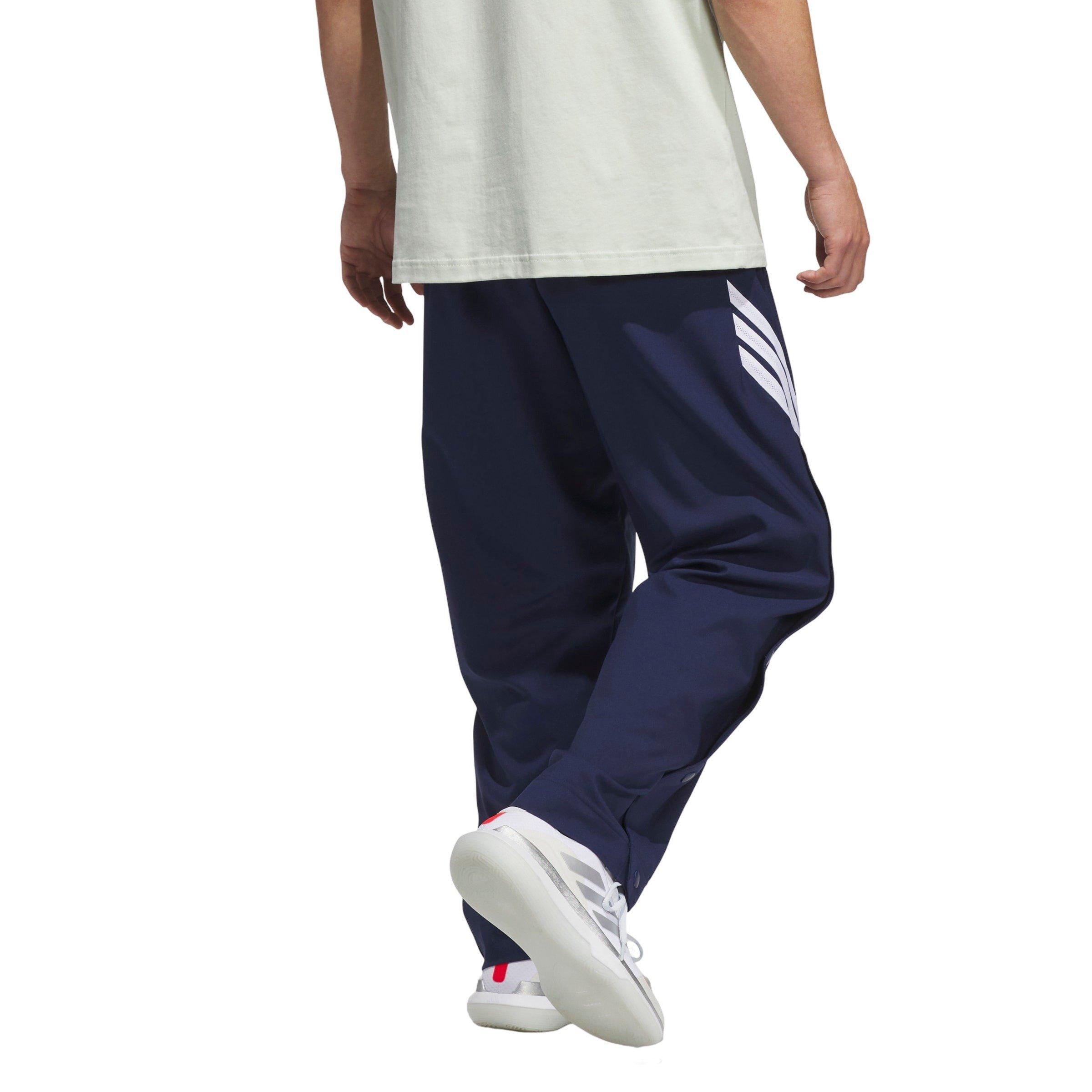 adidas Men's Crazy Lite Basketball Pants - Blue/White - BLUE/WHITE