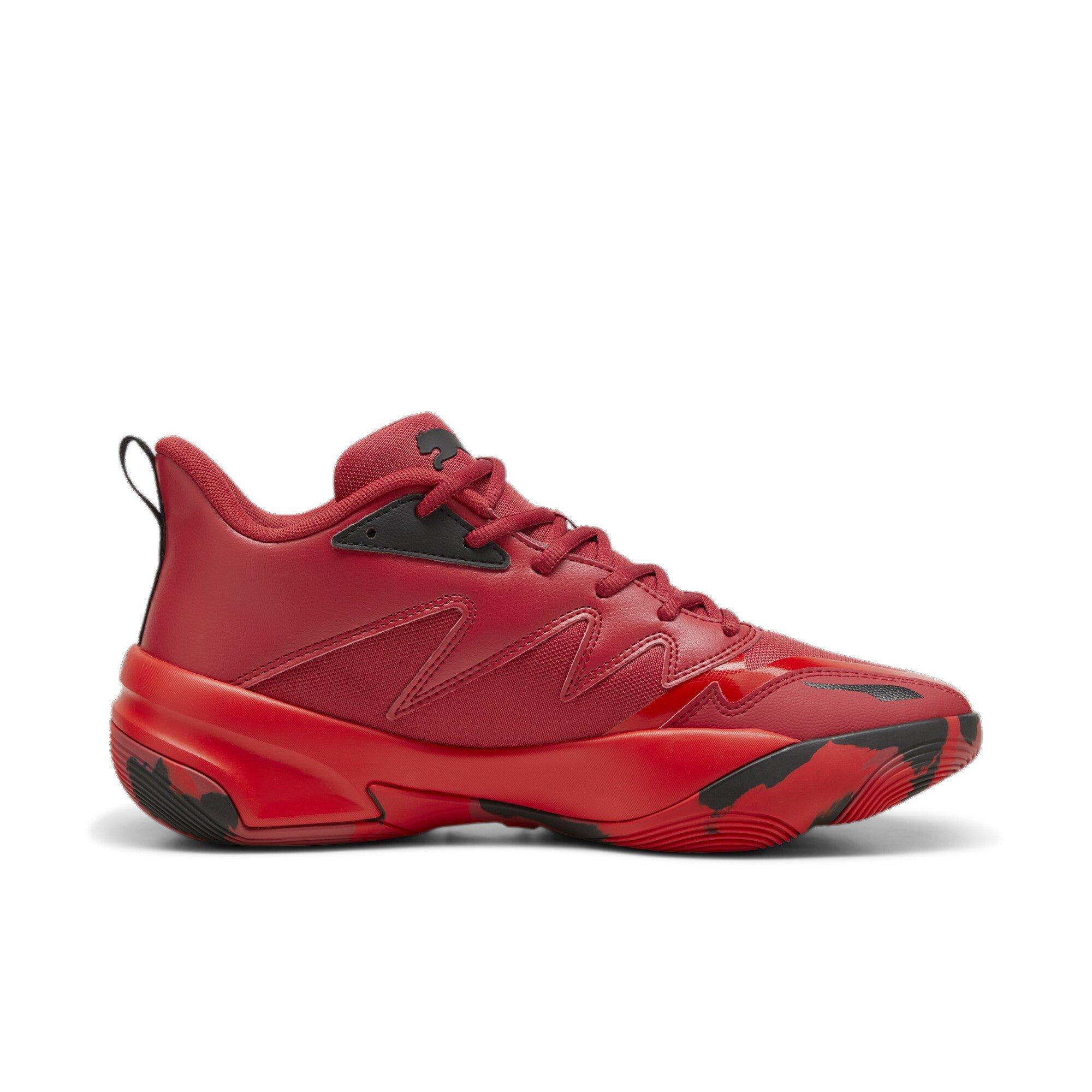 PUMA Genetics "Club Red/For All Time Red" Men's Basketball Shoe - RED/RED Thumbnail View 1