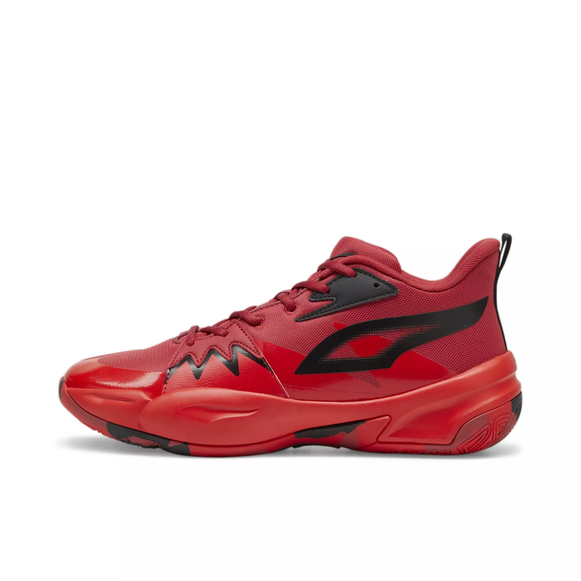 PUMA Genetics "Club Red/For All Time Red" Men's Basketball Shoe - RED/RED