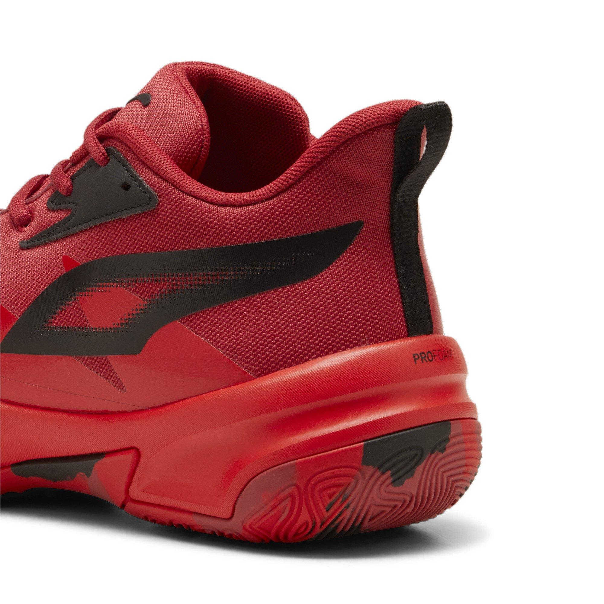 PUMA Genetics "Club Red/For All Time Red" Men's Basketball Shoe - RED/RED Thumbnail View 6
