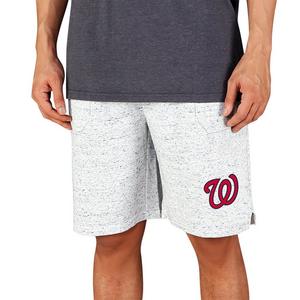 College Concepts Men's Washington Nationals Throttle Shorts - White/Charcoal