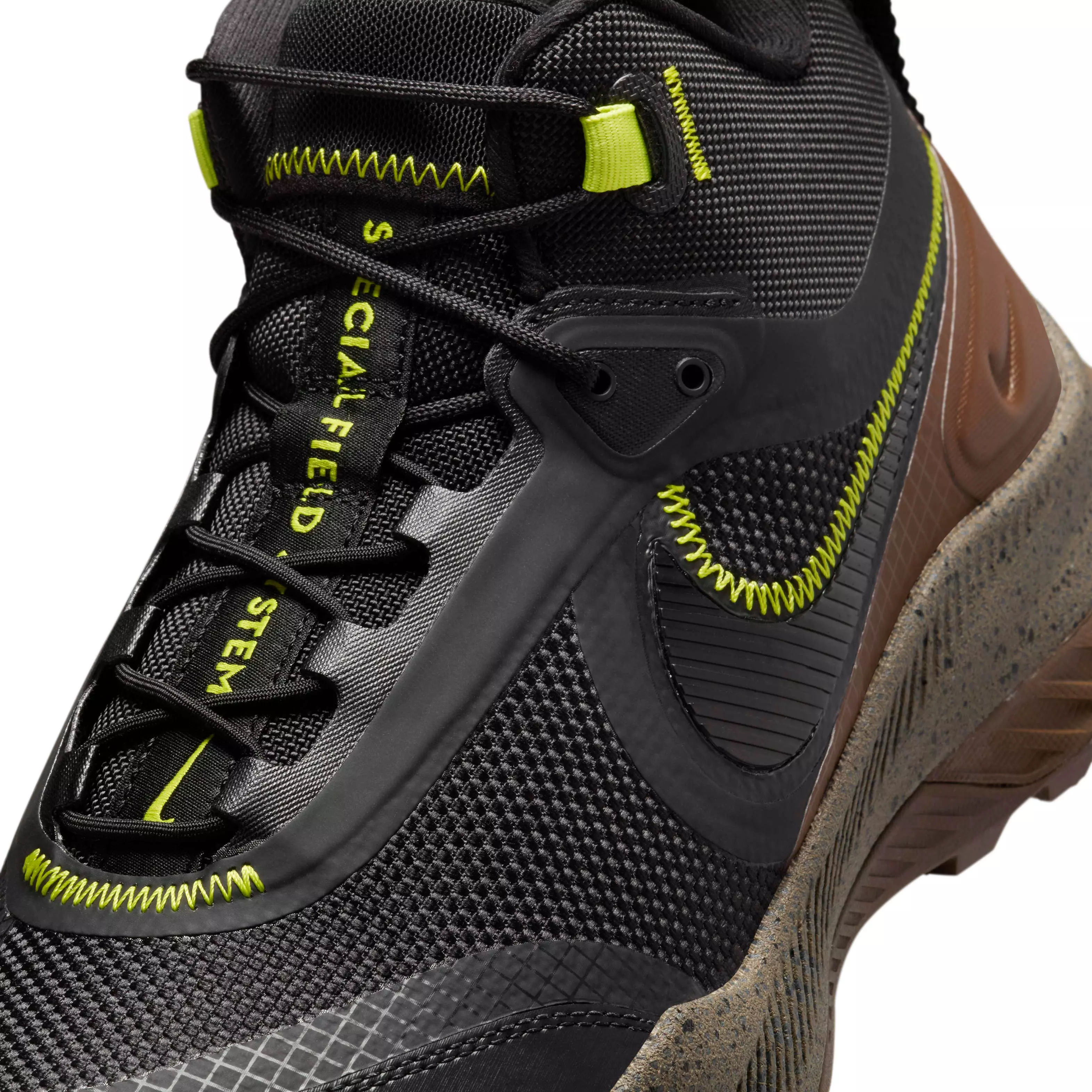 Nike React SFB Carbon "Black/Cacao Wow/Chlorophyll/Bright Cactus" Men's Boot - BLACK/CACAO/CHLOROPHYLL/CACTUS