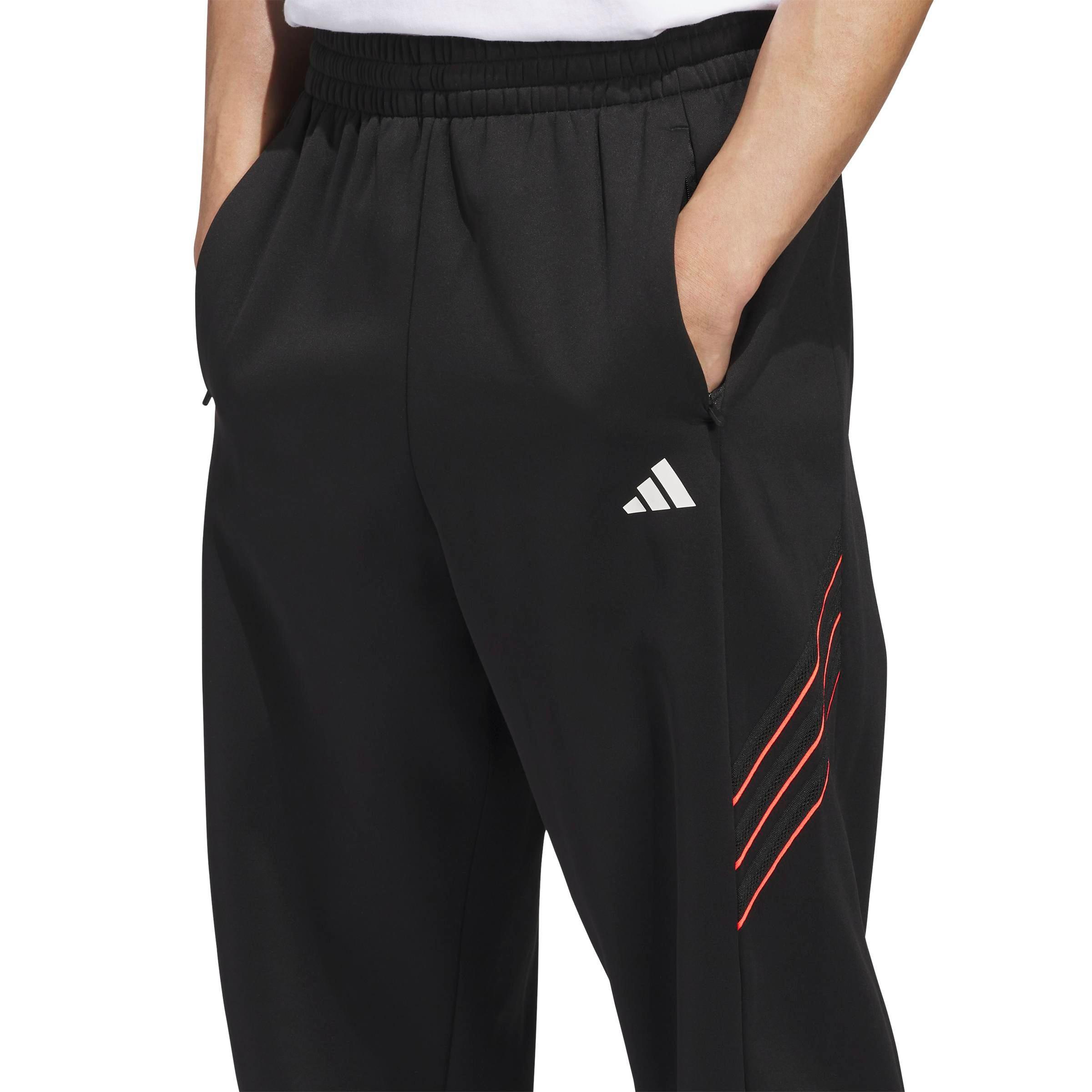 adidas Men's Crazy Warm Fleece Pants - Black - BLACK Thumbnail View 3