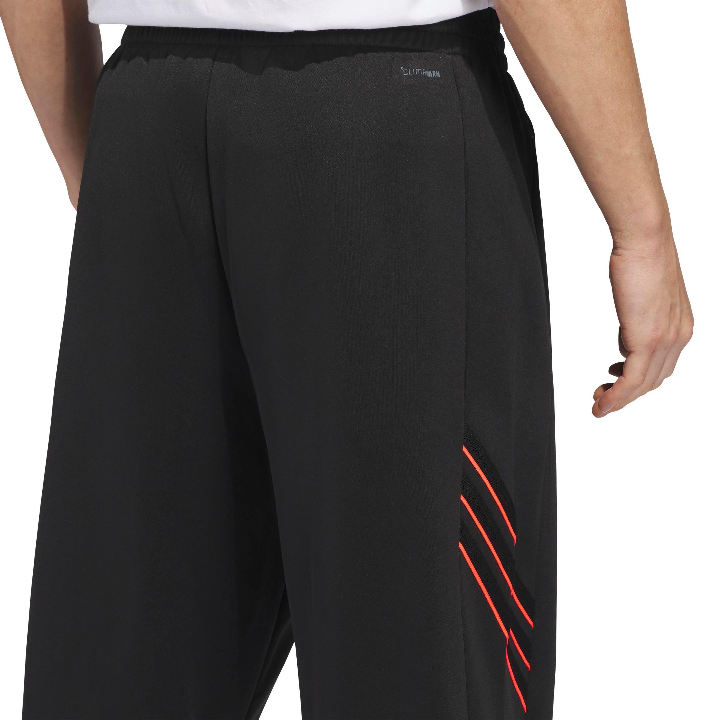 adidas Men's Crazy Warm Fleece Pants - Black - BLACK Thumbnail View 4