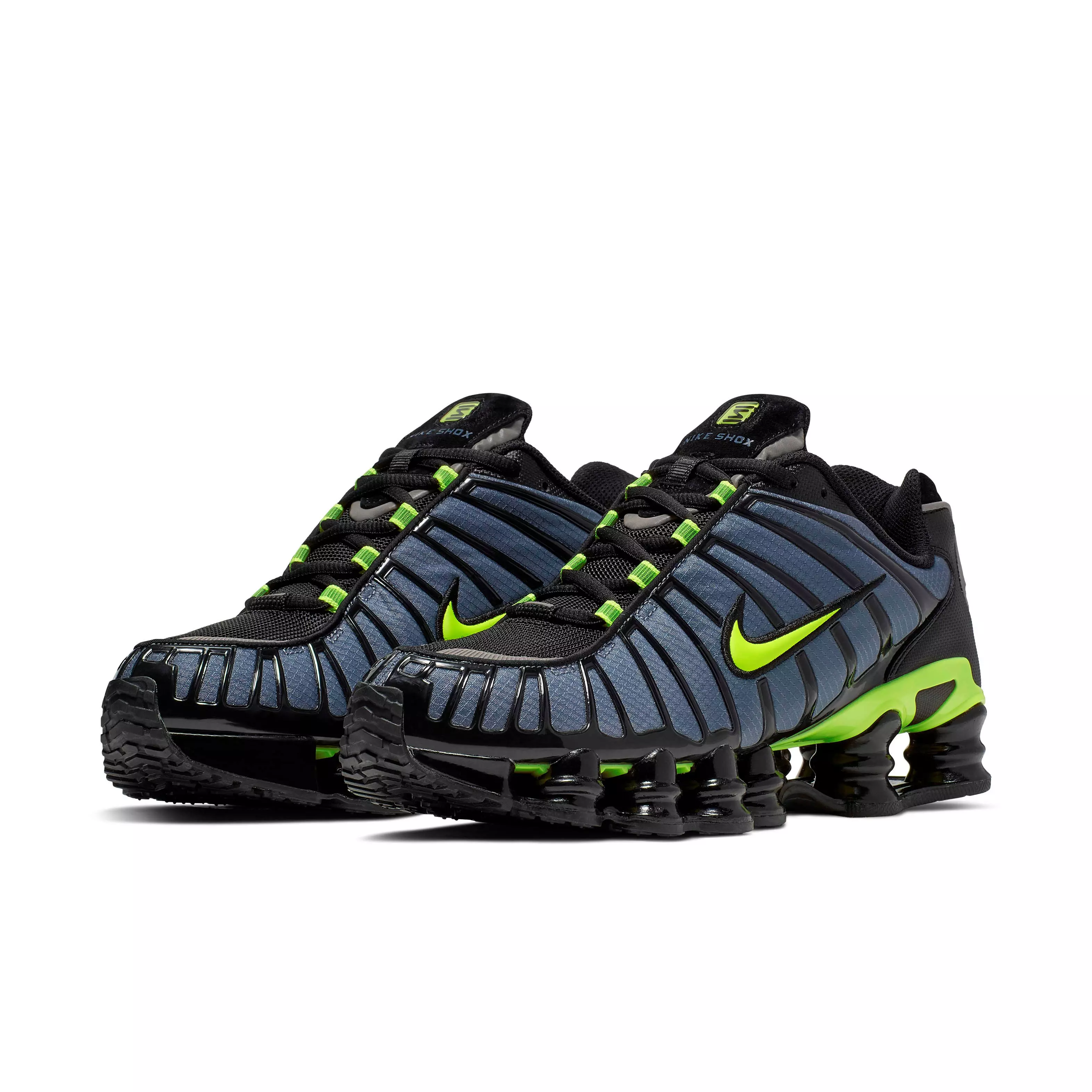 Nike Shox TL "Thunderstorm/Black/Volt" Men's Shoe - THUNDERSTORM/BLACK/VOLT