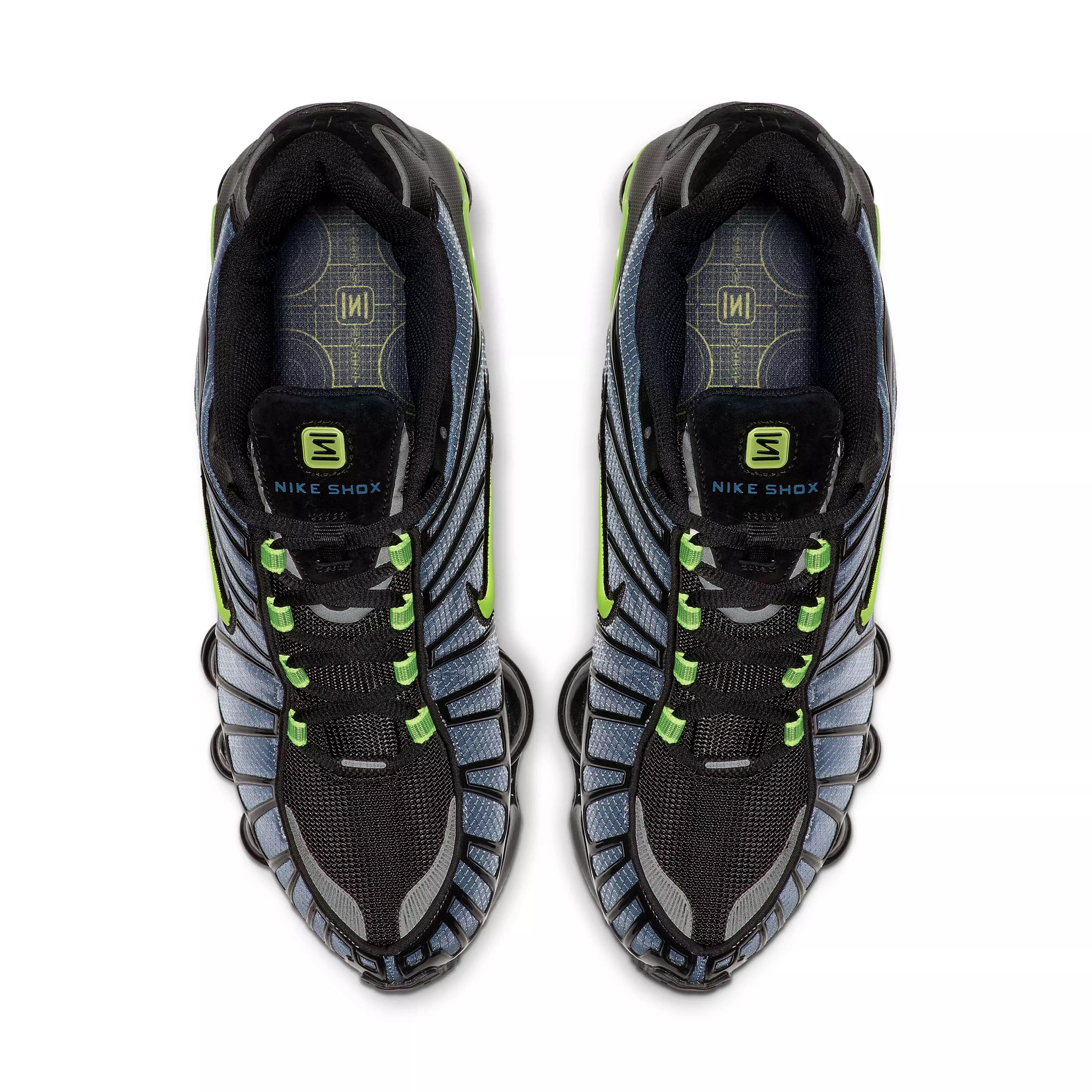 Nike Shox TL "Thunderstorm/Black/Volt" Men's Shoe - THUNDERSTORM/BLACK/VOLT