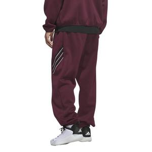 adidas Men's Crazy Warm Fleece Pants - Maroon