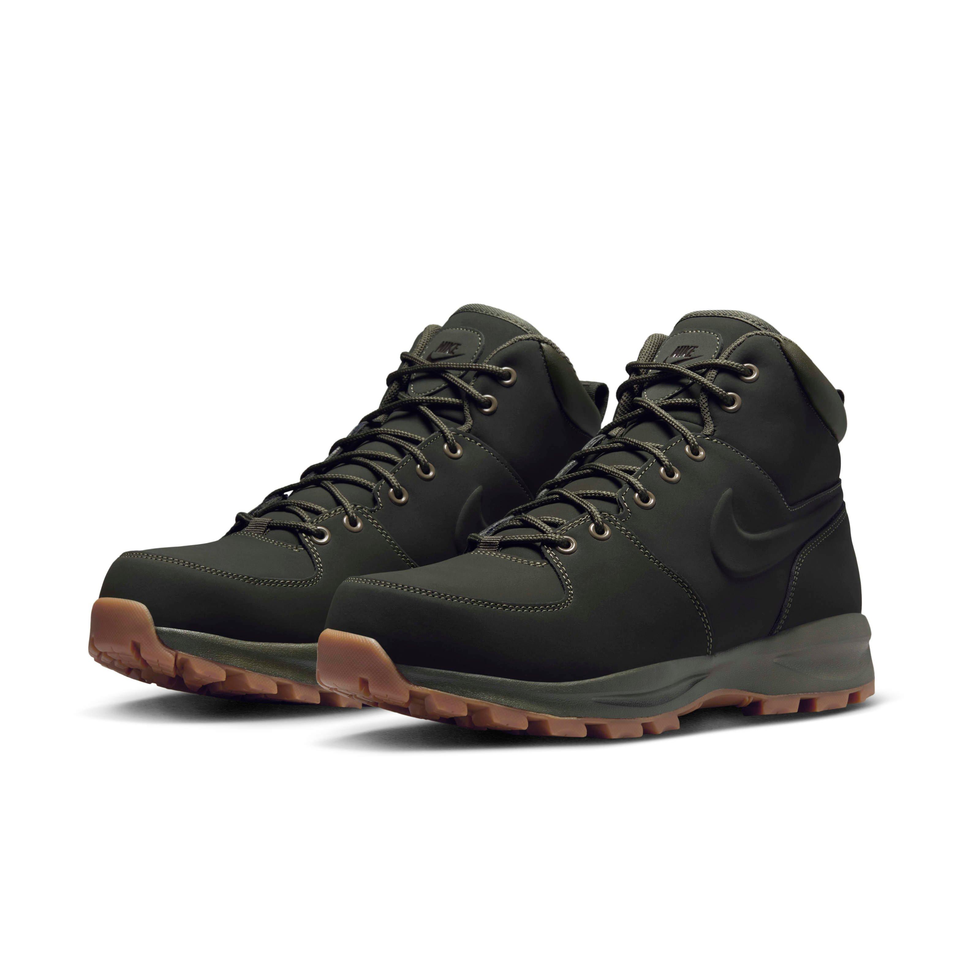Nike Manoa Leather "Sequoia/Cargo Khaki/Olive Khaki/Sequoia" Men's Boot - SEQUOIA/KHAKI/KHAKI/SEQUOIA Thumbnail View 3
