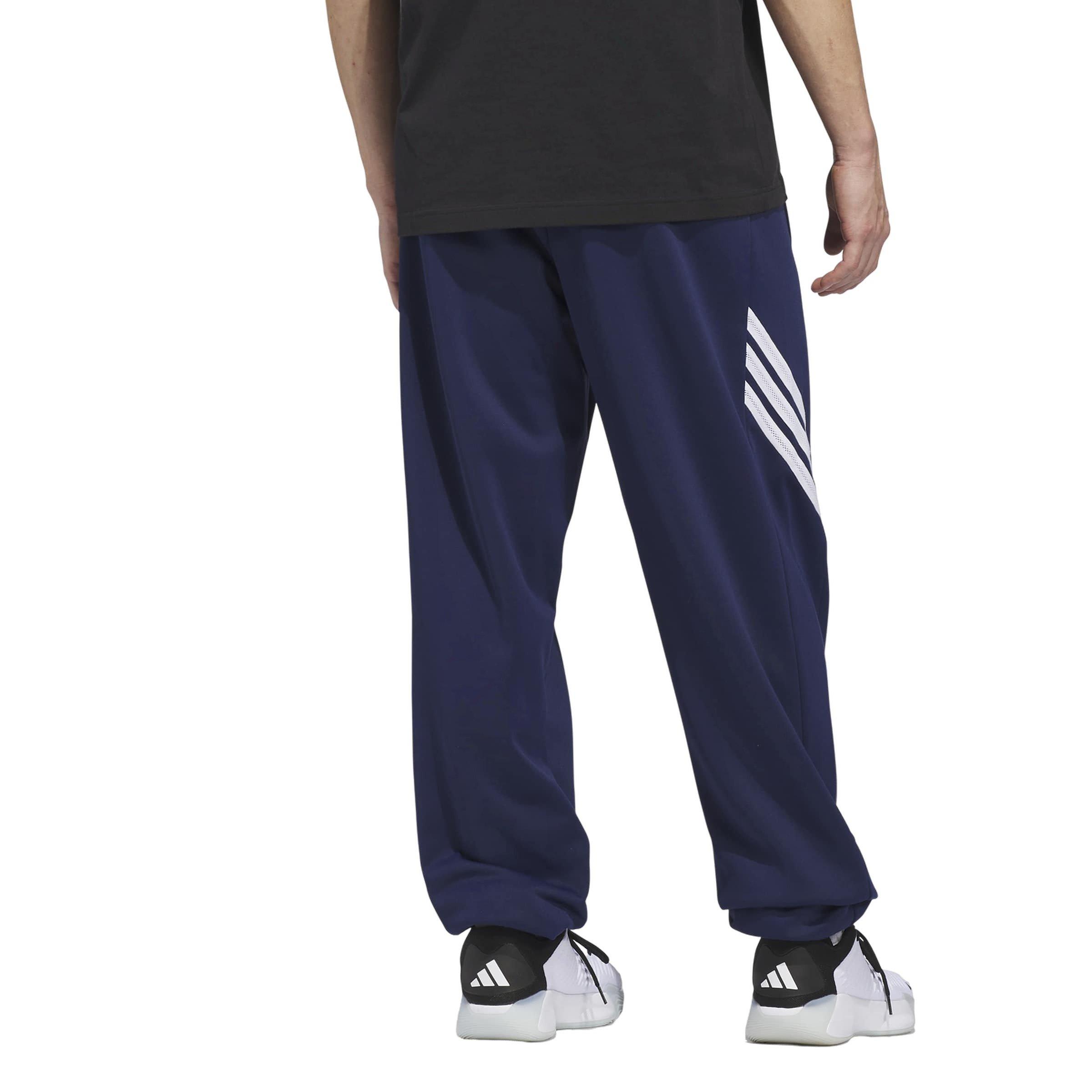 adidas Men's Crazy Warm Fleece Pants - Navy - NAVY Thumbnail View 2