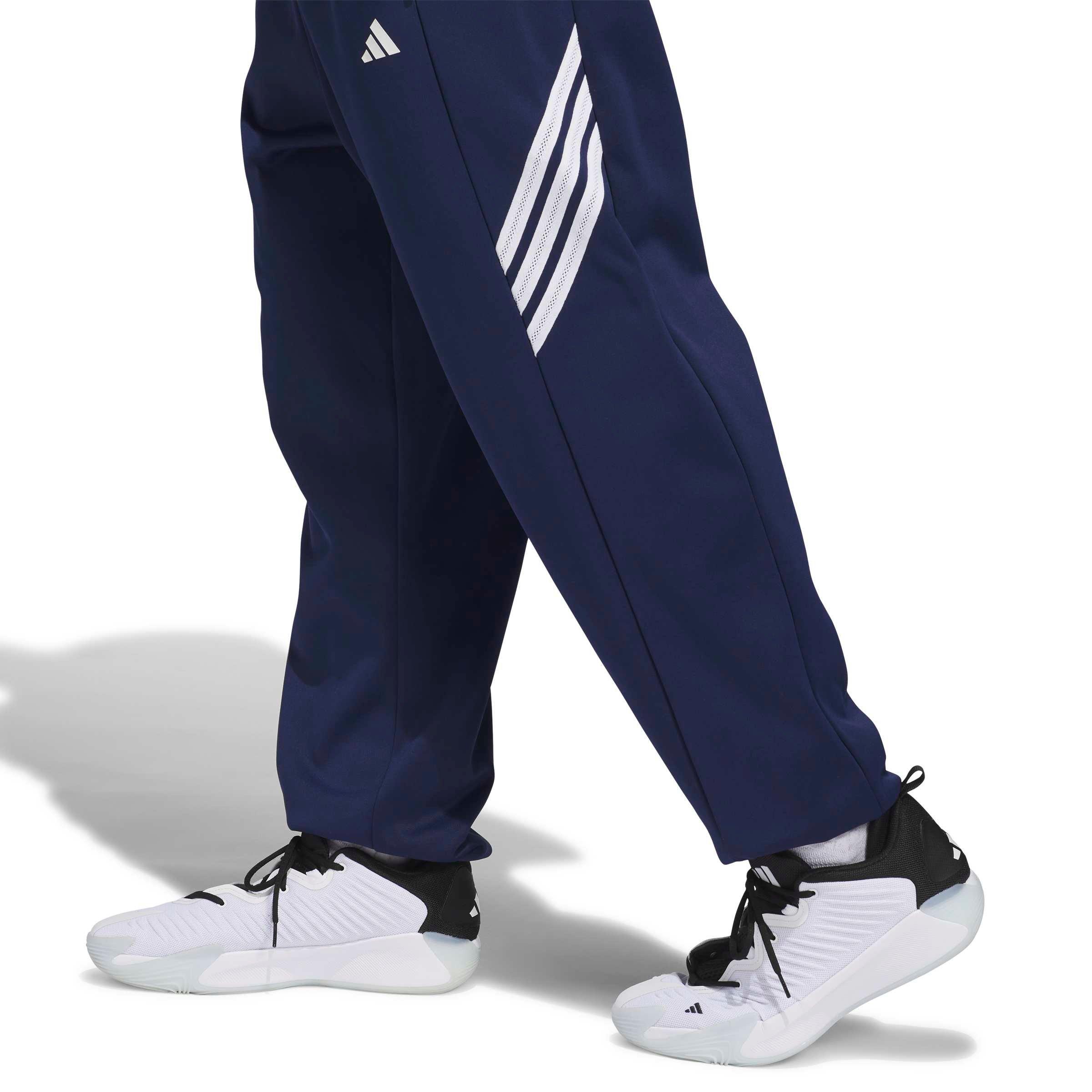 adidas Men's Crazy Warm Fleece Pants - Navy - NAVY Thumbnail View 4