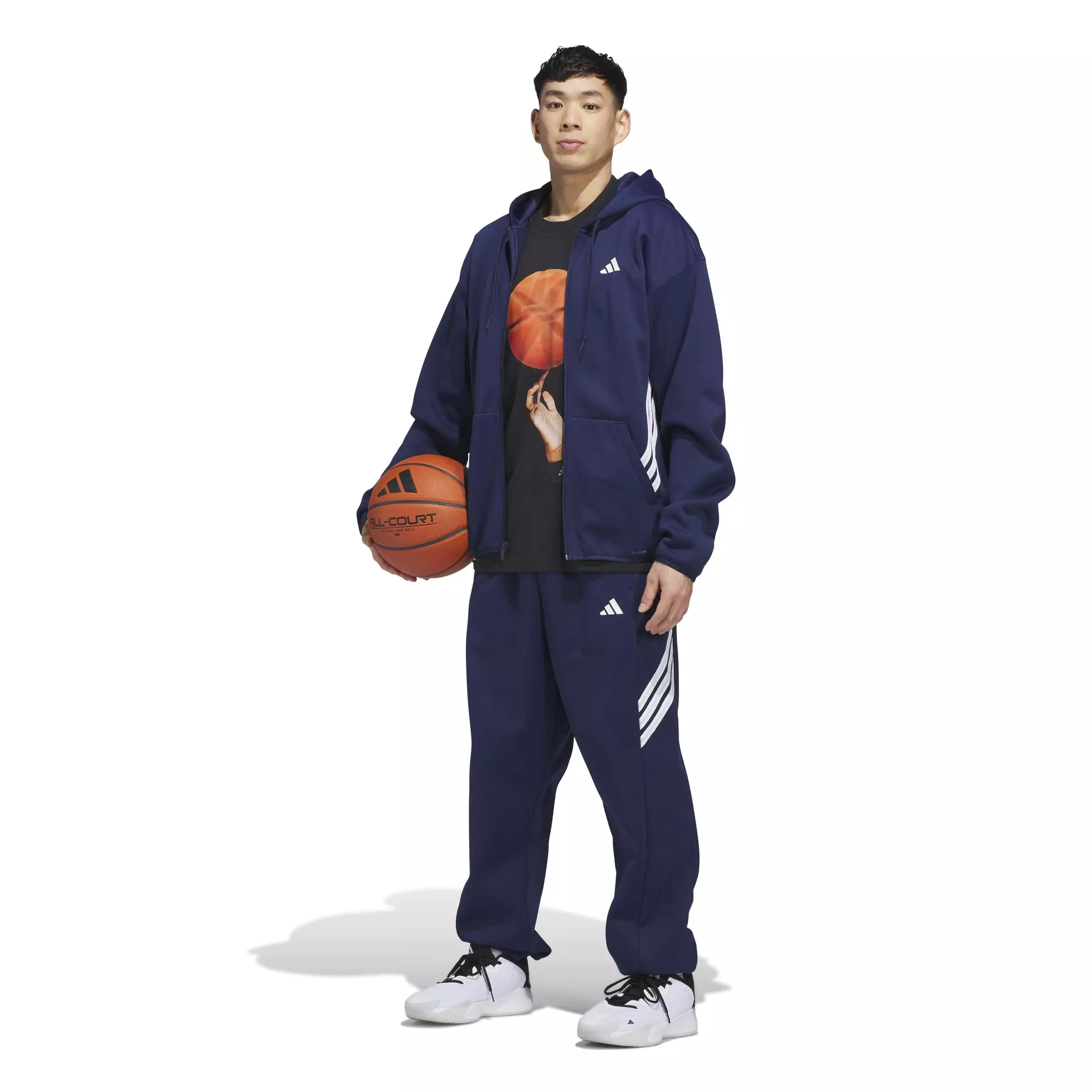 adidas Men's Crazy Warm Fleece Pants - Navy - NAVY
