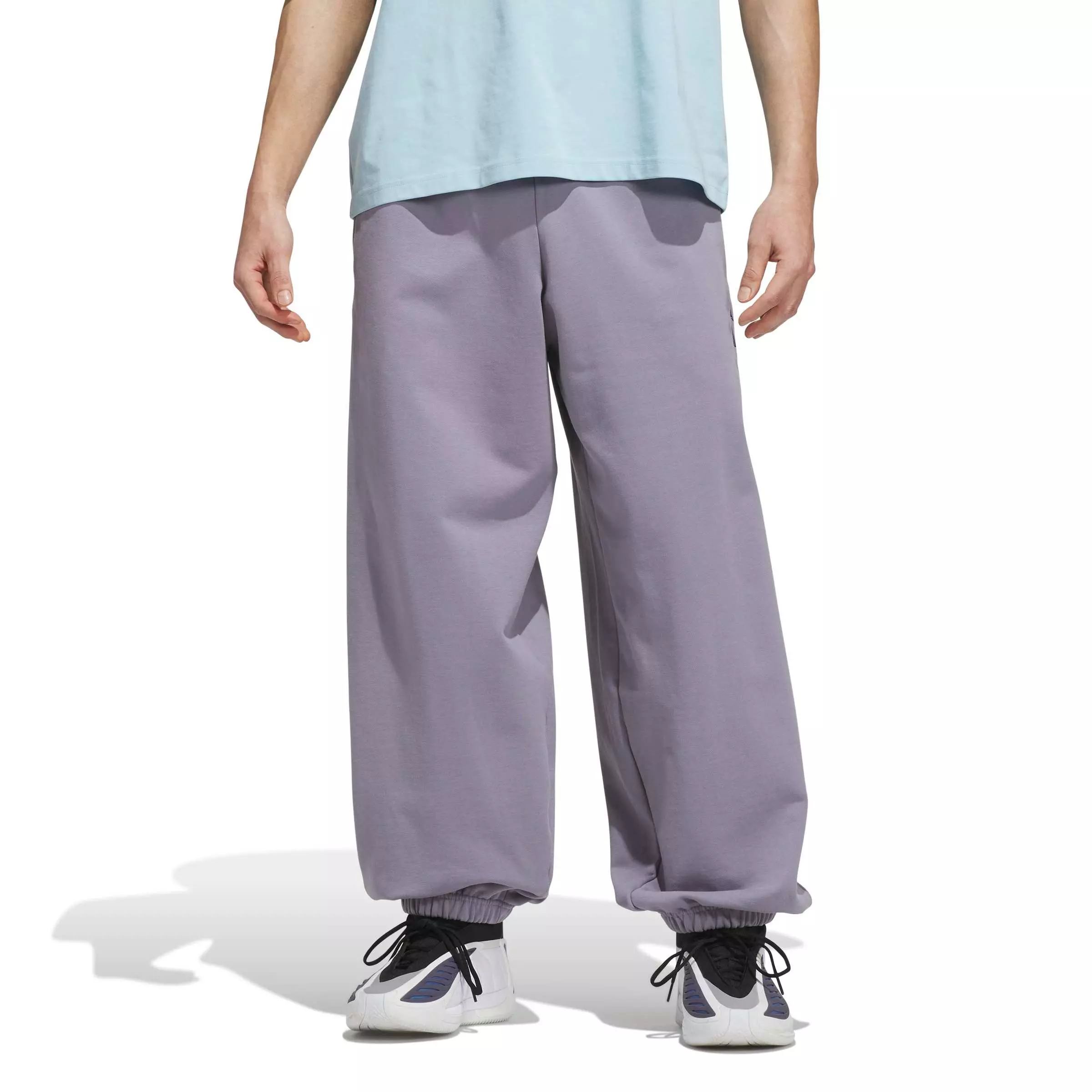 adidas Men's Anthony Edwards Foundation Track Pants - Slate Purple - SLATE PURPLE