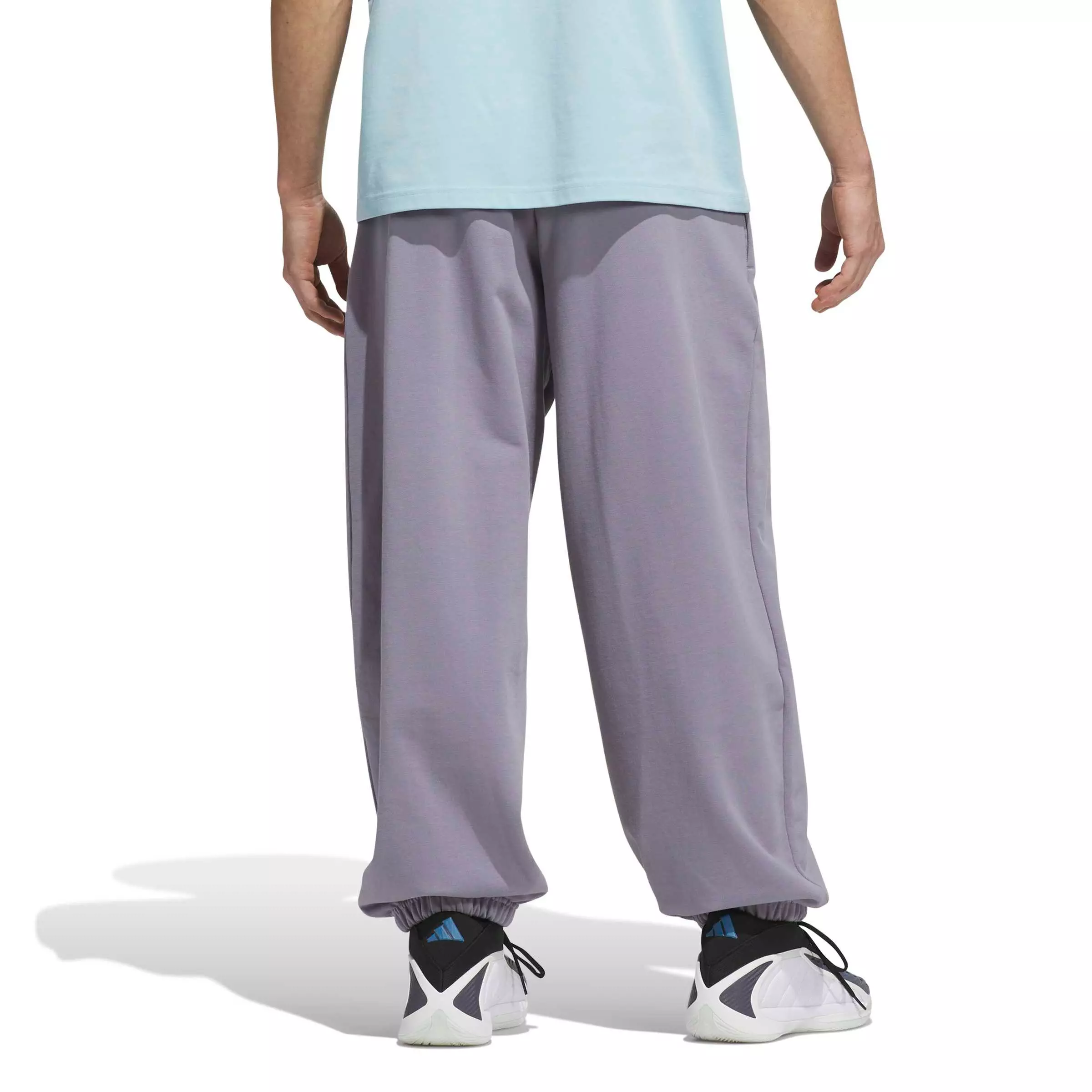 adidas Men's Anthony Edwards Foundation Track Pants - Slate Purple - SLATE PURPLE