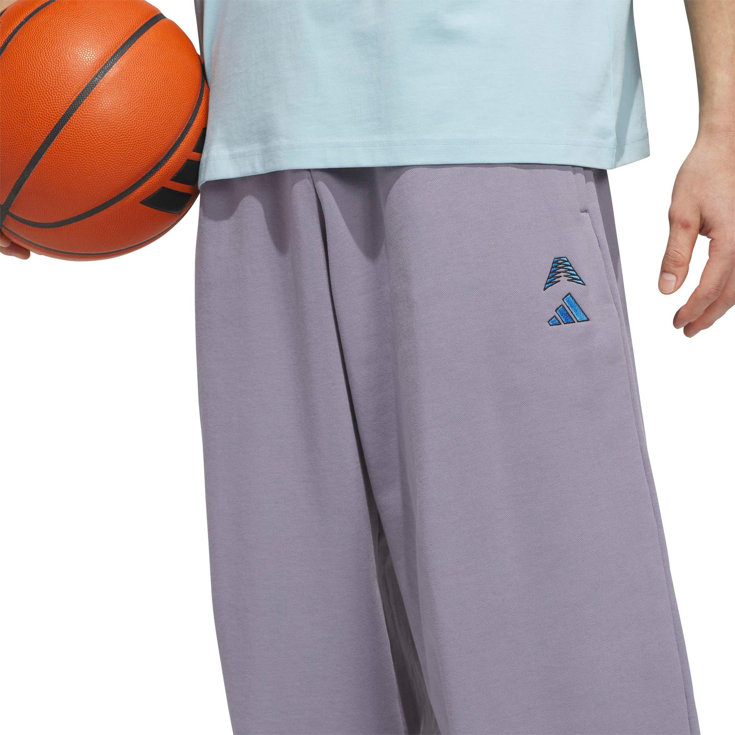 adidas Men's Anthony Edwards Foundation Track Pants - Slate Purple - SLATE PURPLE