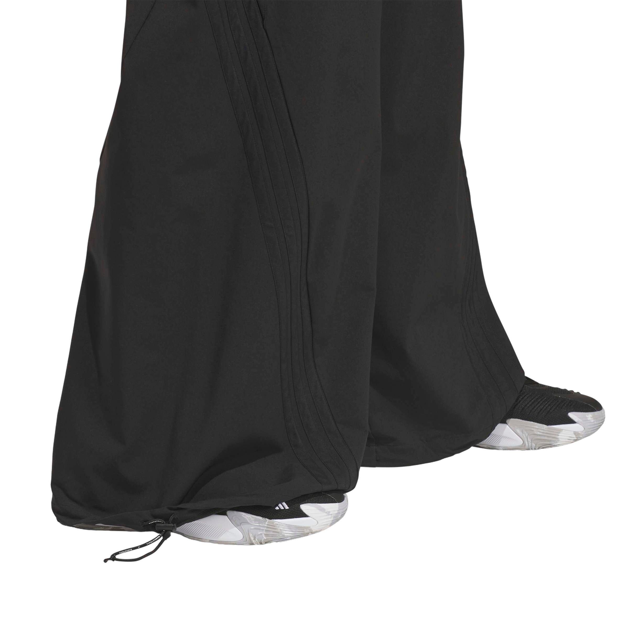 adidas Men's Basketball Woven Pants - Black - BLACK