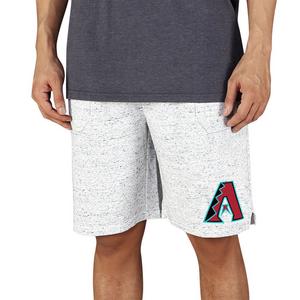 College Concepts Men's Arizona Diamondbacks Throttle Shorts - White/Charcoal