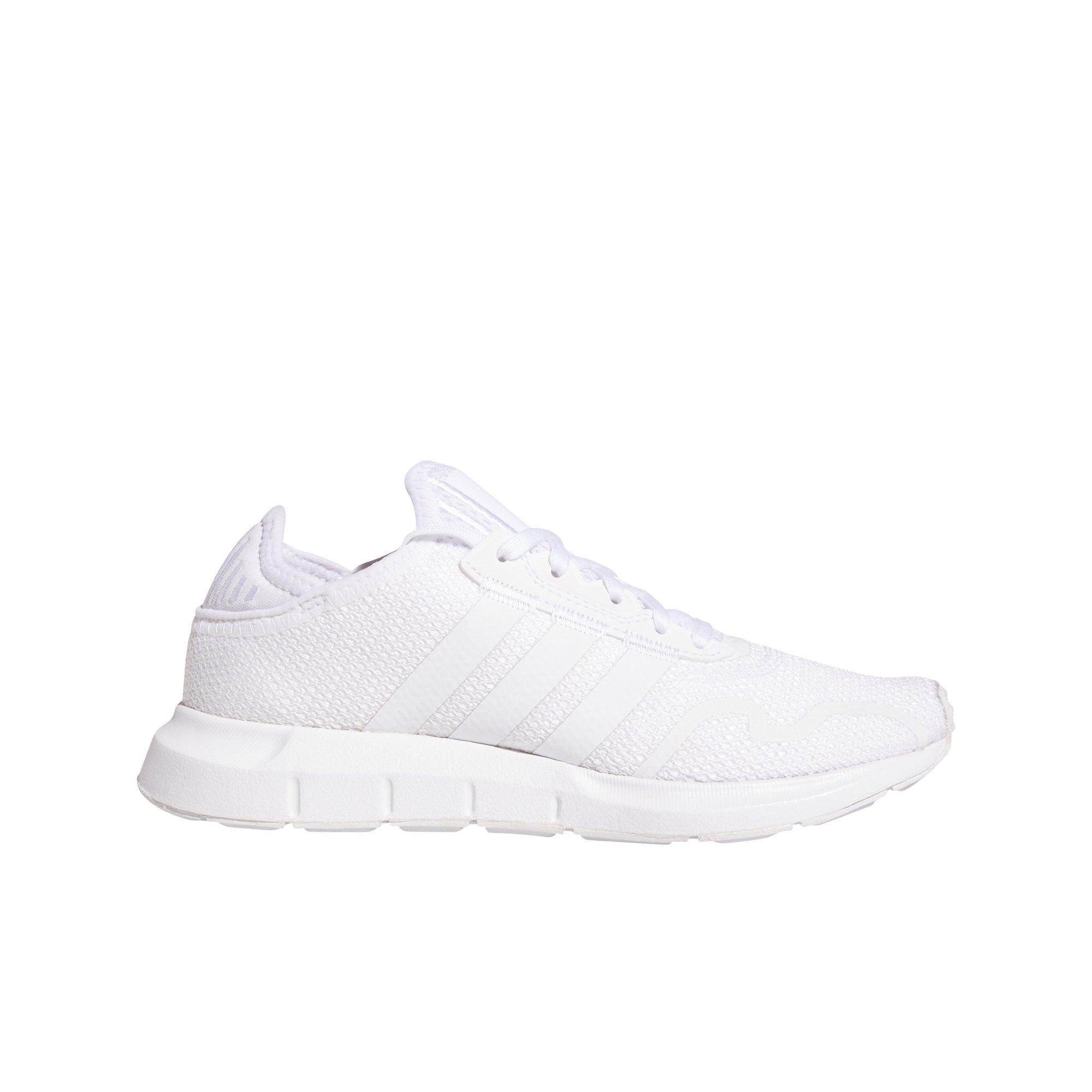 all white adidas grade school