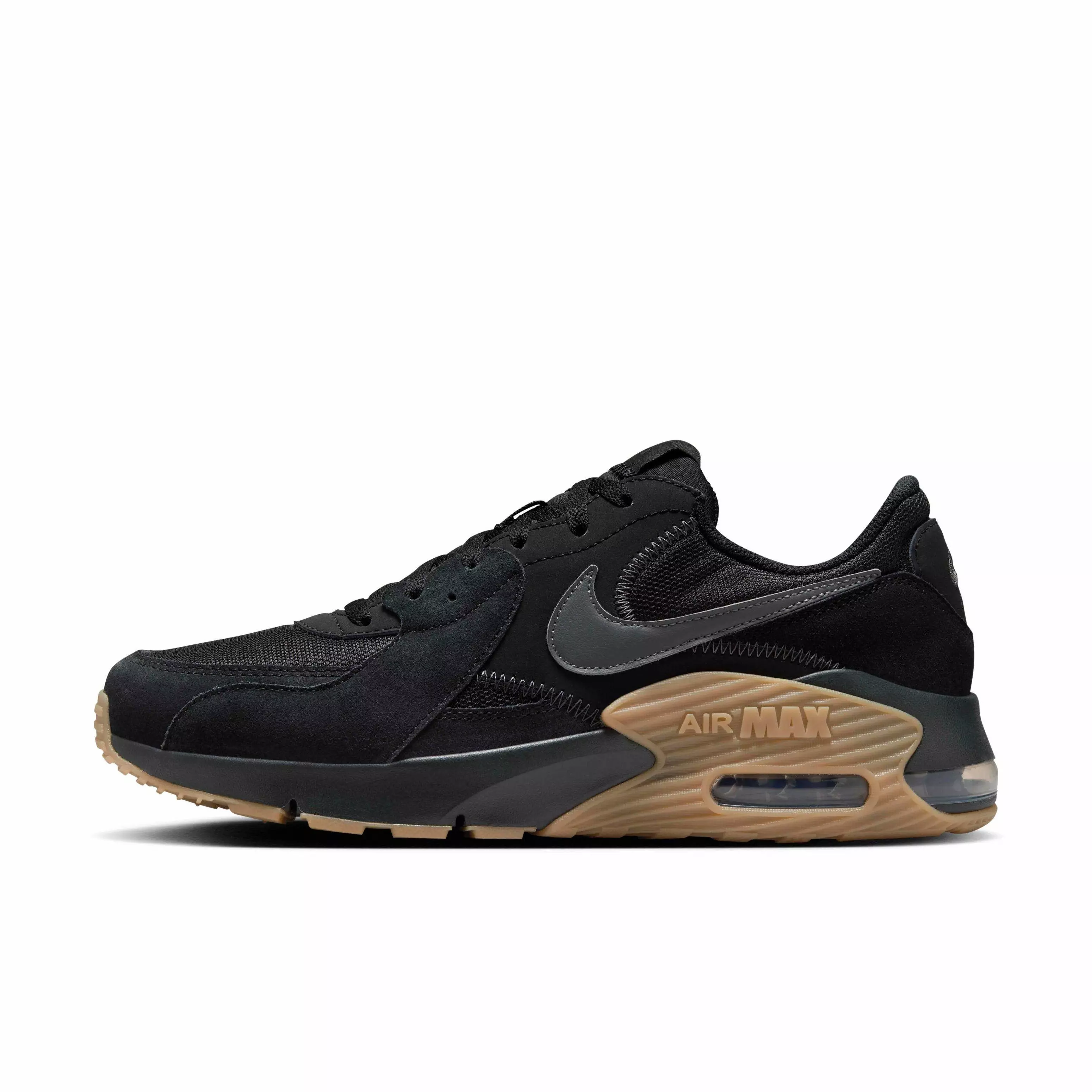 Nike Air Max Excee "Black/Gum Light Brown/Anthracite" Men's Shoe - BLACK/LT BROWN/ANTHRACITE