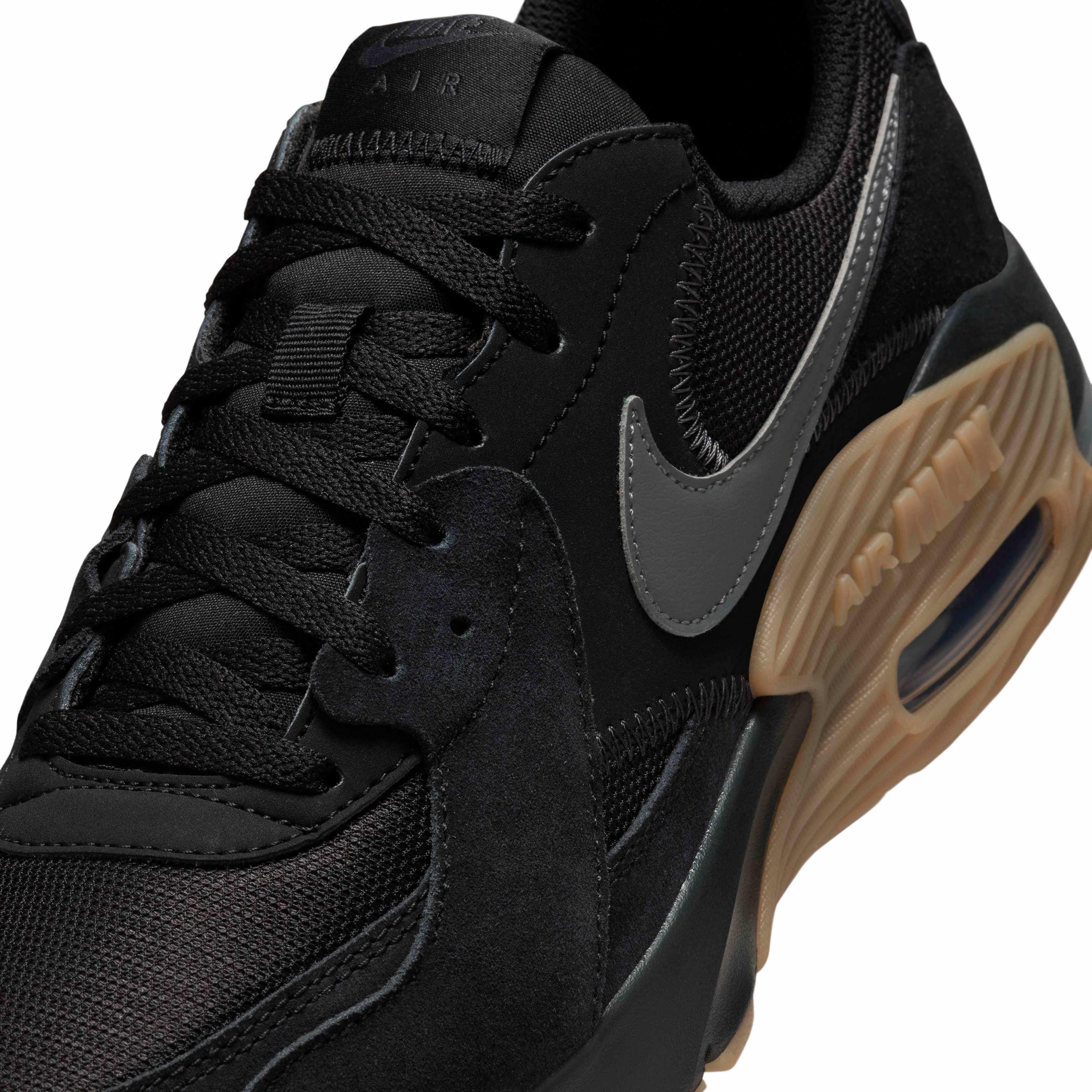 Nike Air Max Excee "Black/Gum Light Brown/Anthracite" Men's Shoe - BLACK/LT BROWN/ANTHRACITE Thumbnail View 7