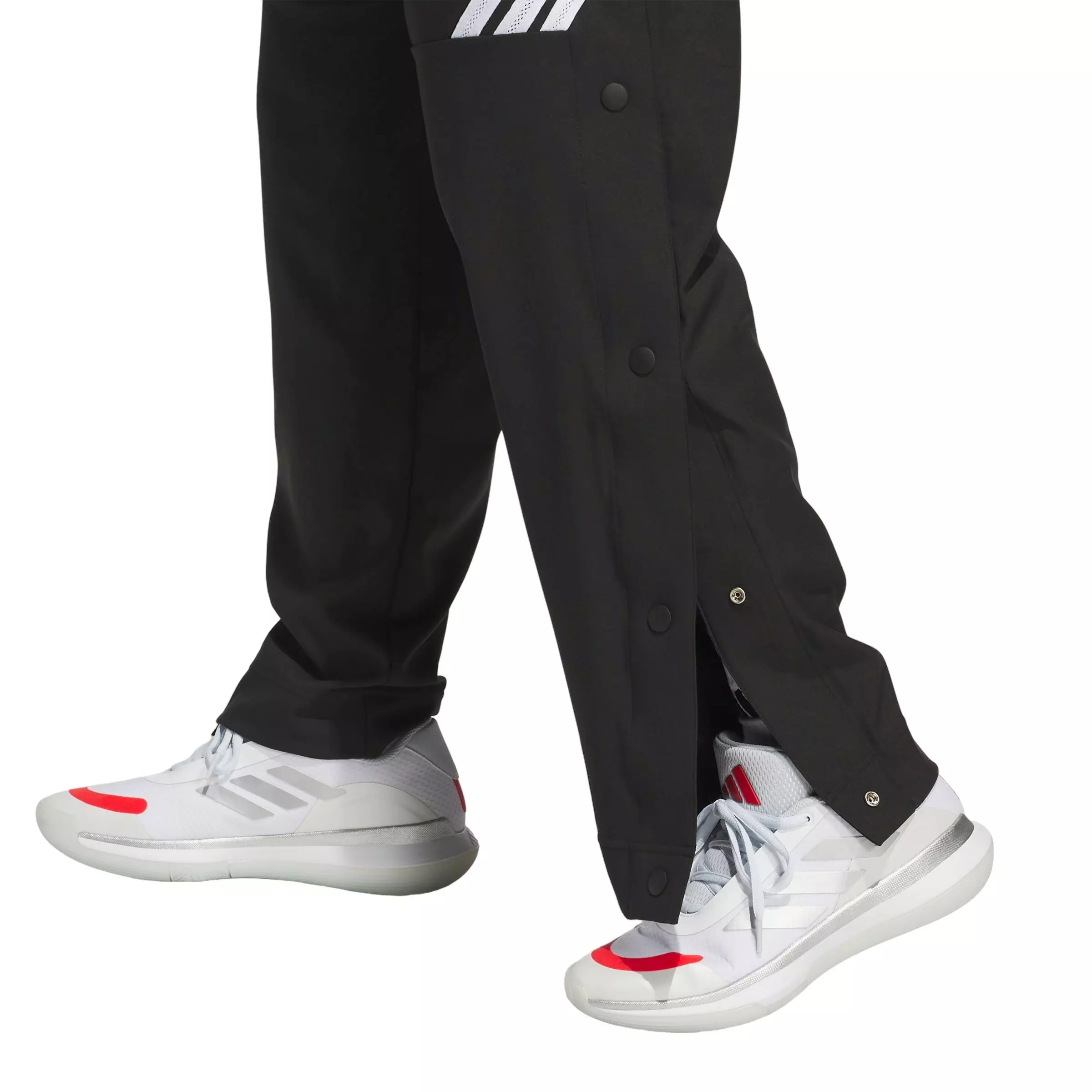 adidas Men's Crazy Lite Basketball Pants - Black/White - BLACK/WHITE