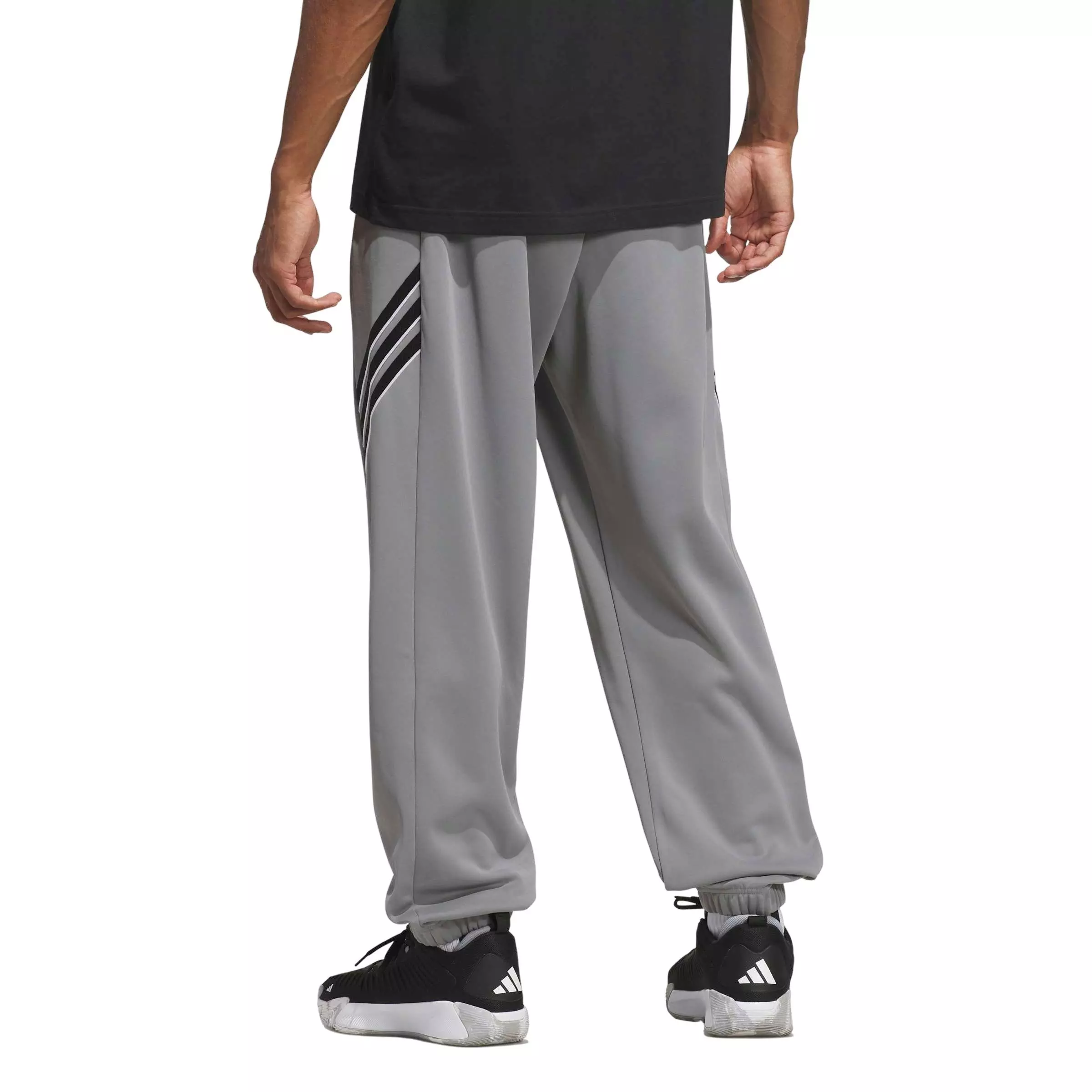 adidas Men's Crazy Warm Fleece Pants - Grey - GREY