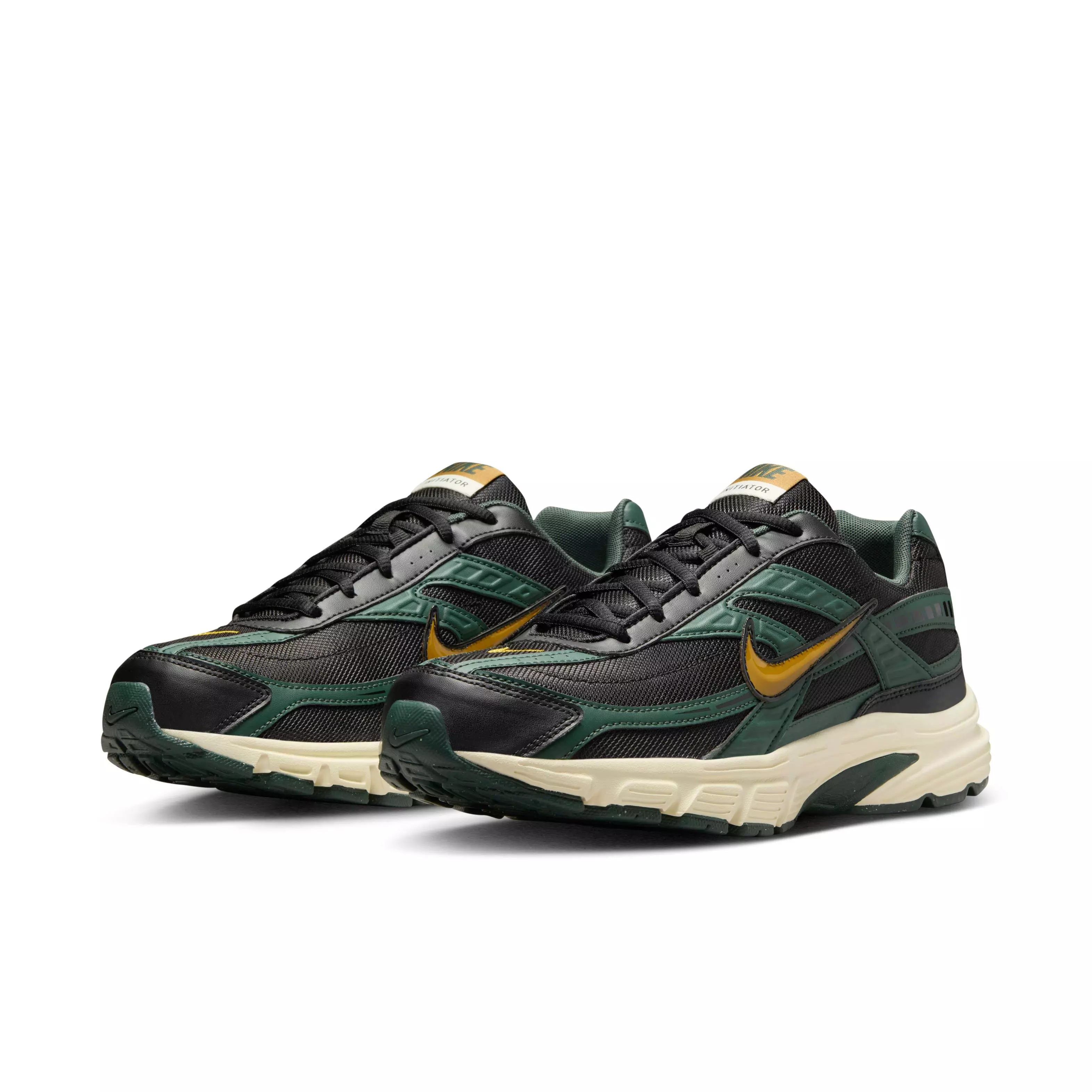 Nike Initiator "Black/Vintage Green/Coconut Milk/Bronzine" Men's Shoe - BLACK/GREEN/MILK/BRONZINE