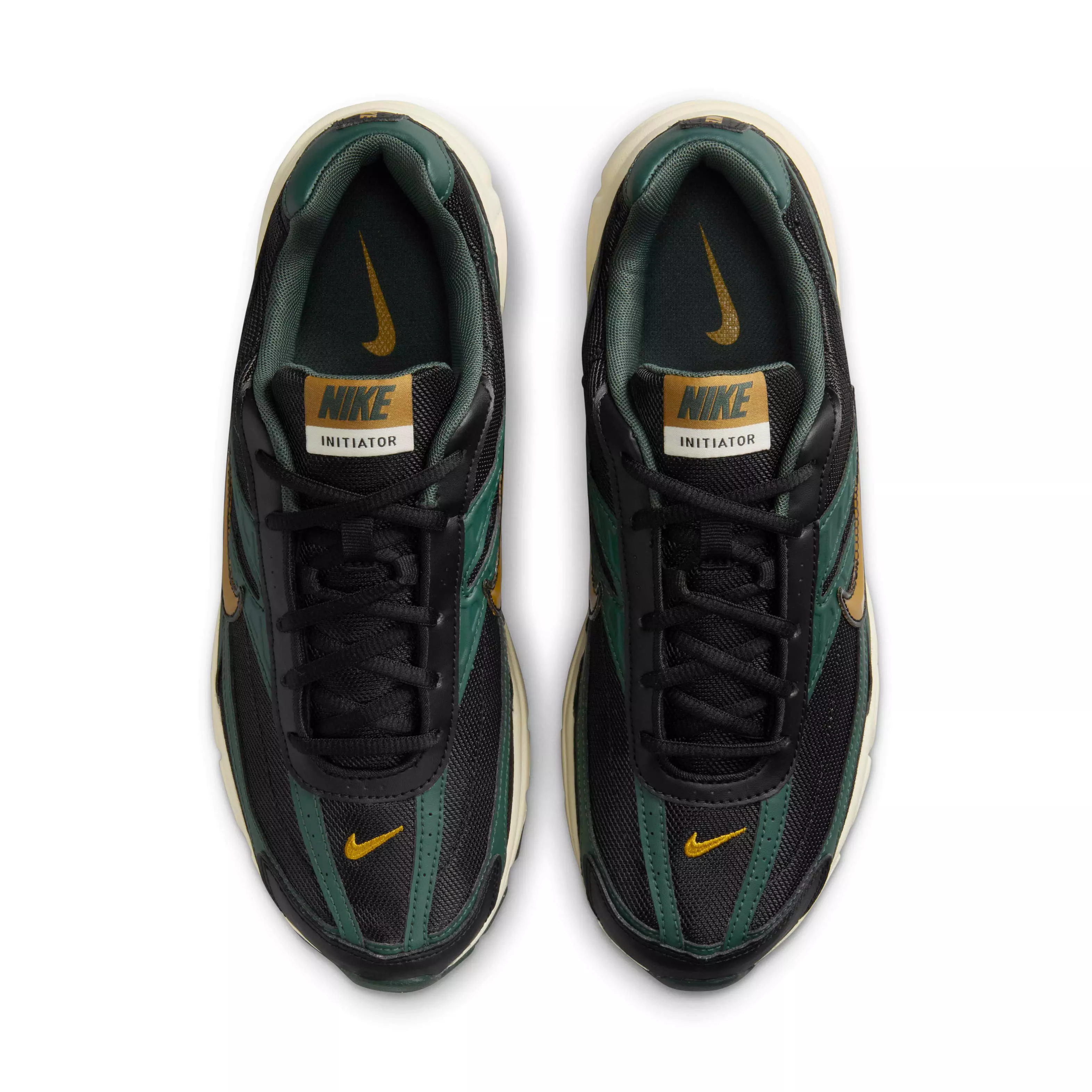 Nike Initiator "Black/Vintage Green/Coconut Milk/Bronzine" Men's Shoe - BLACK/GREEN/MILK/BRONZINE