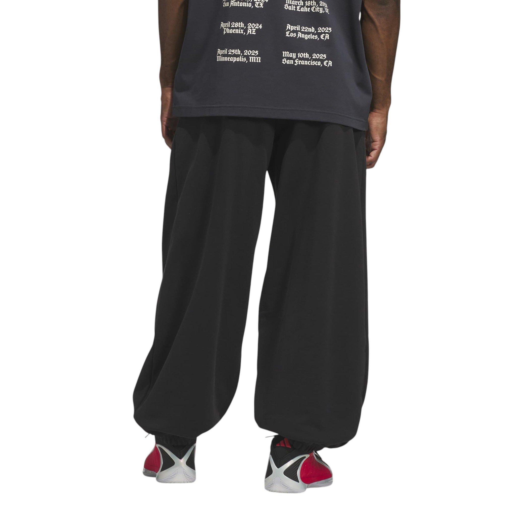 adidas Men's Anthony Edwards Foundation Basketball Joggers - Black - BLACK