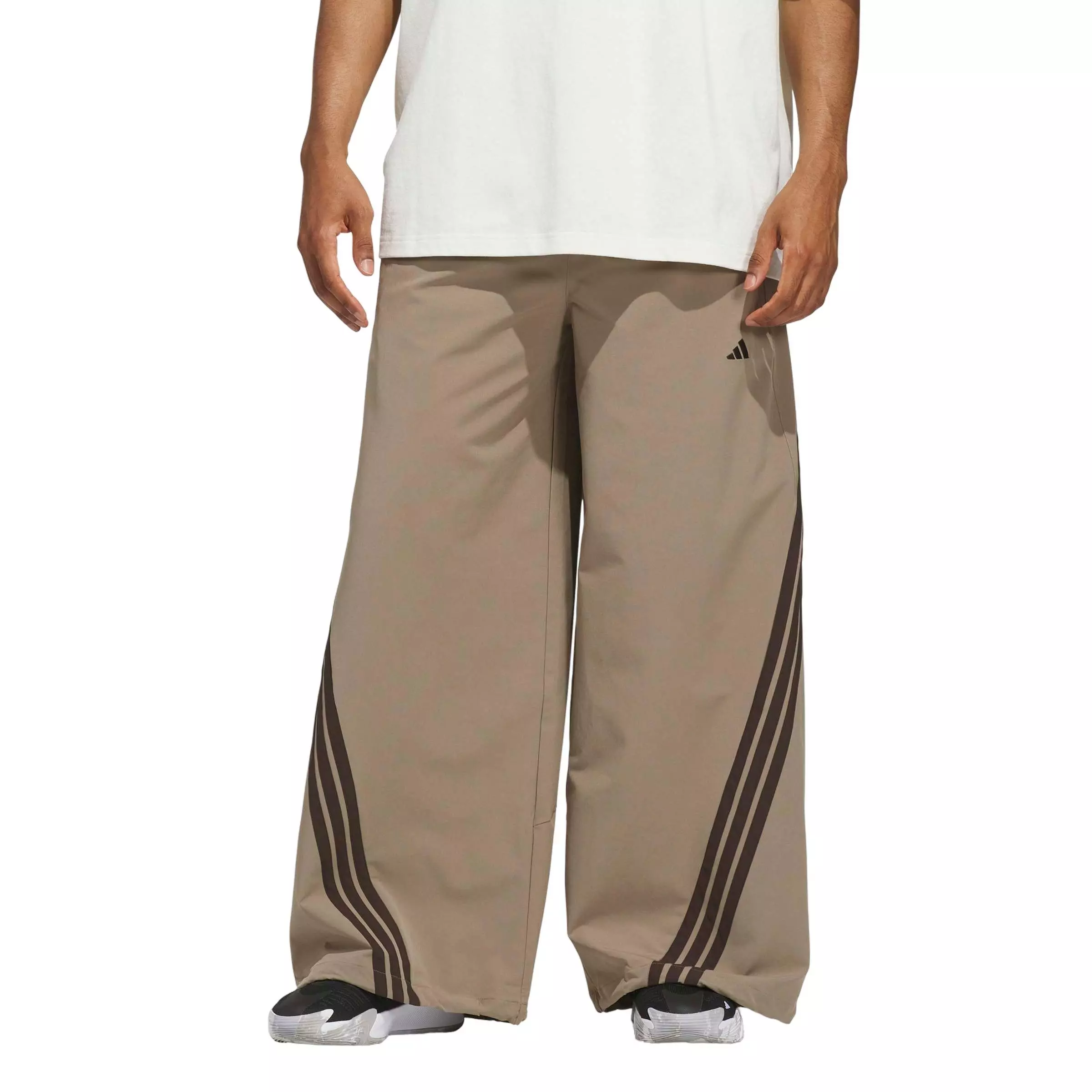 adidas Men's Basketball Woven Pants - Green - GREEN