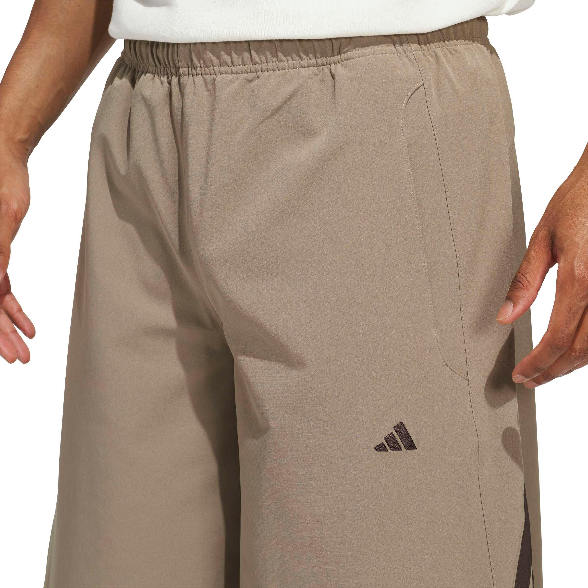 adidas Men's Basketball Woven Pants - Green - GREEN