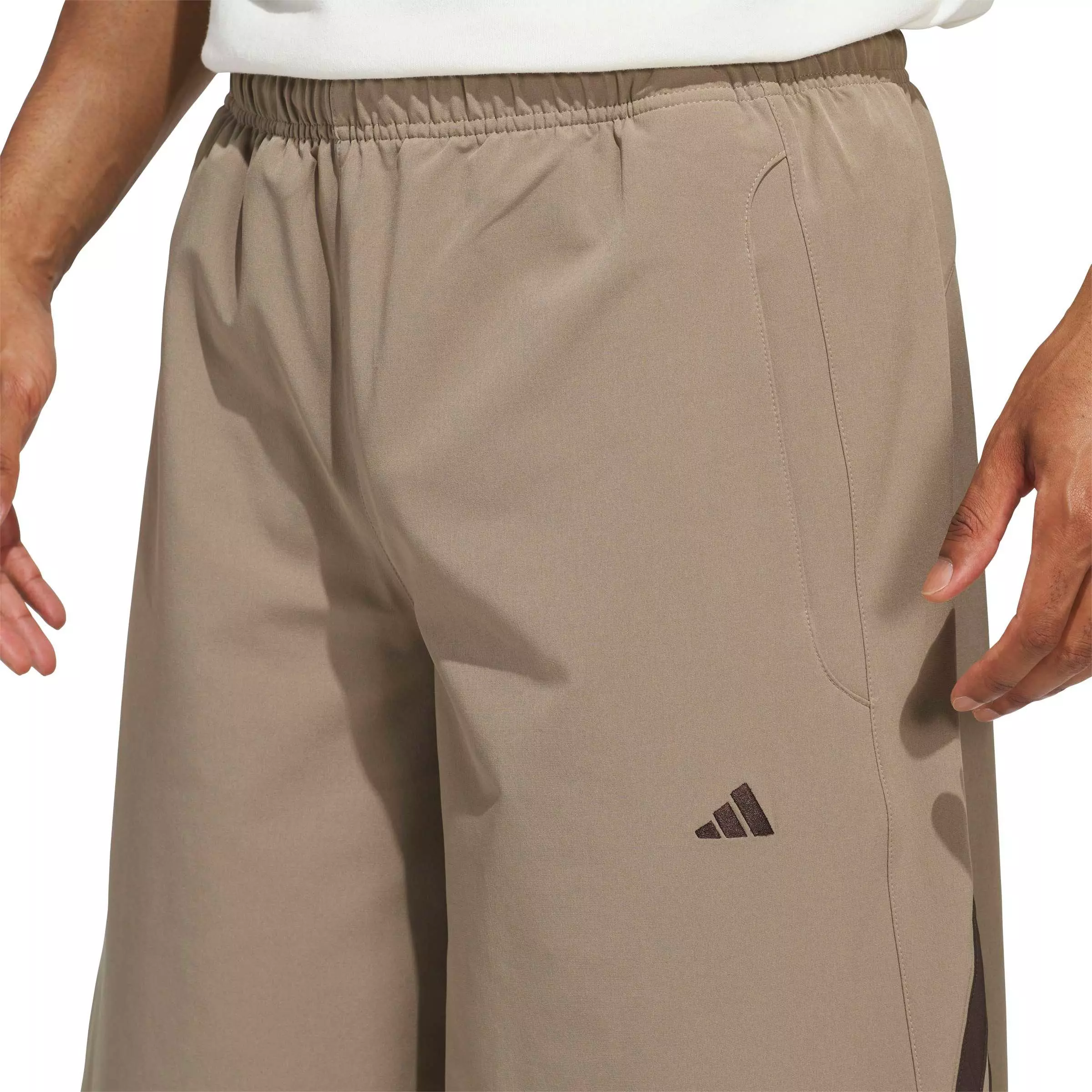 adidas Men's Basketball Woven Pants - Green - GREEN