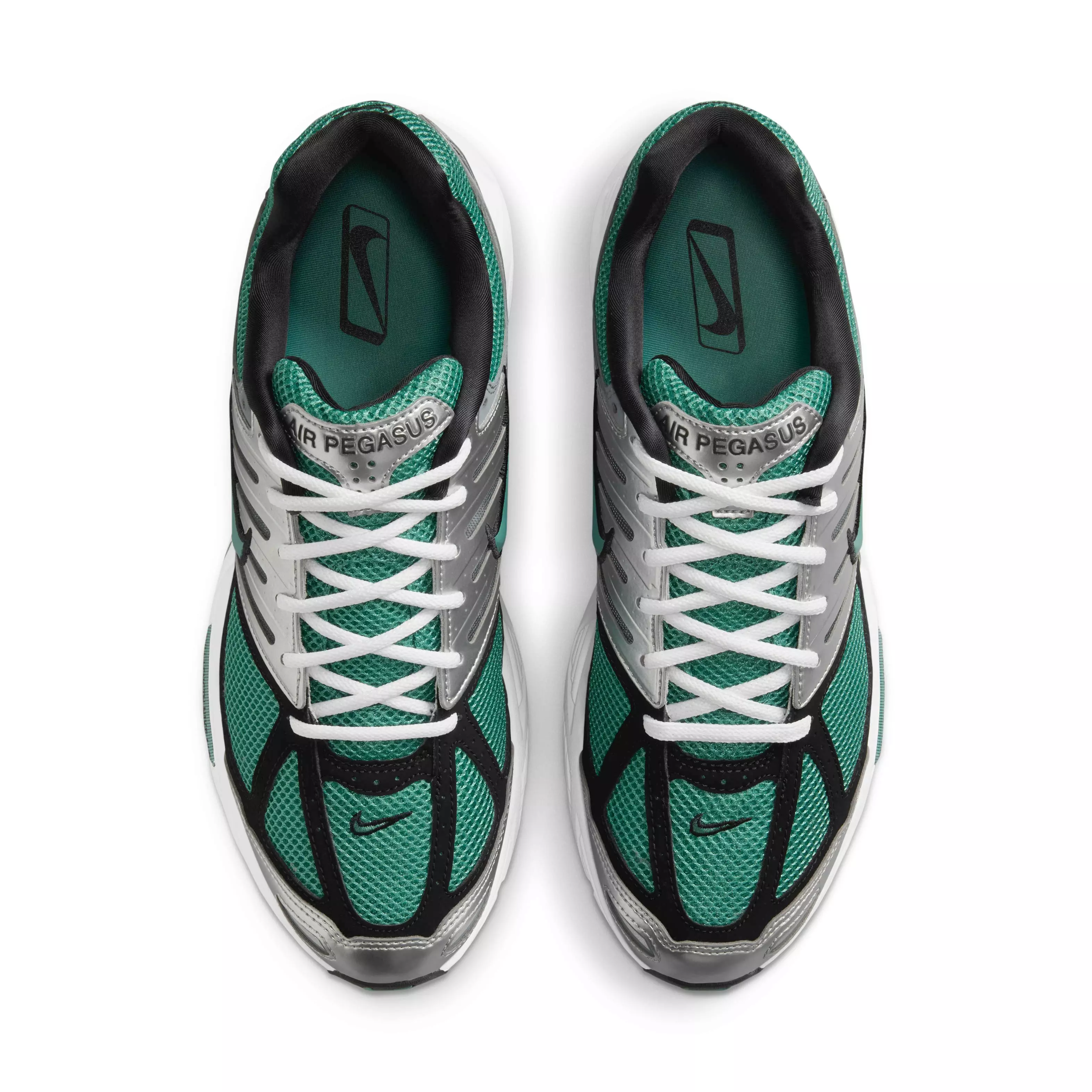 Nike Air Pegasus 2005 "Metallic Silver/Black/White/Bicoastal" Men's Shoe - SILVER/BLACK/WHITE/BICOASTAL