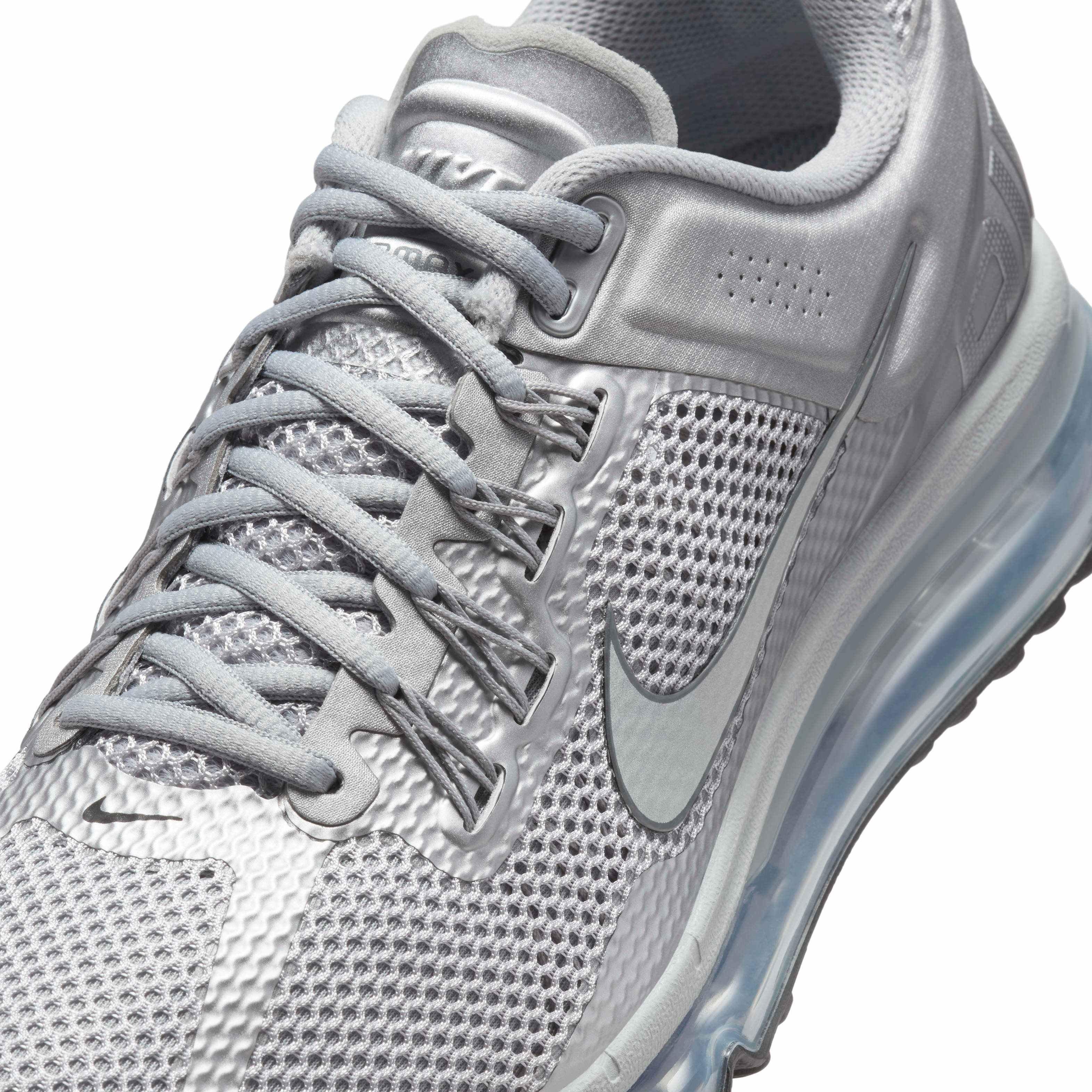 Nike Air Max 2013 "Metallic Silver/Black/Flat Silver/Metallic Silver" Men's Shoe - SILVER/BLACK/SILVER/SILVER Thumbnail View 7