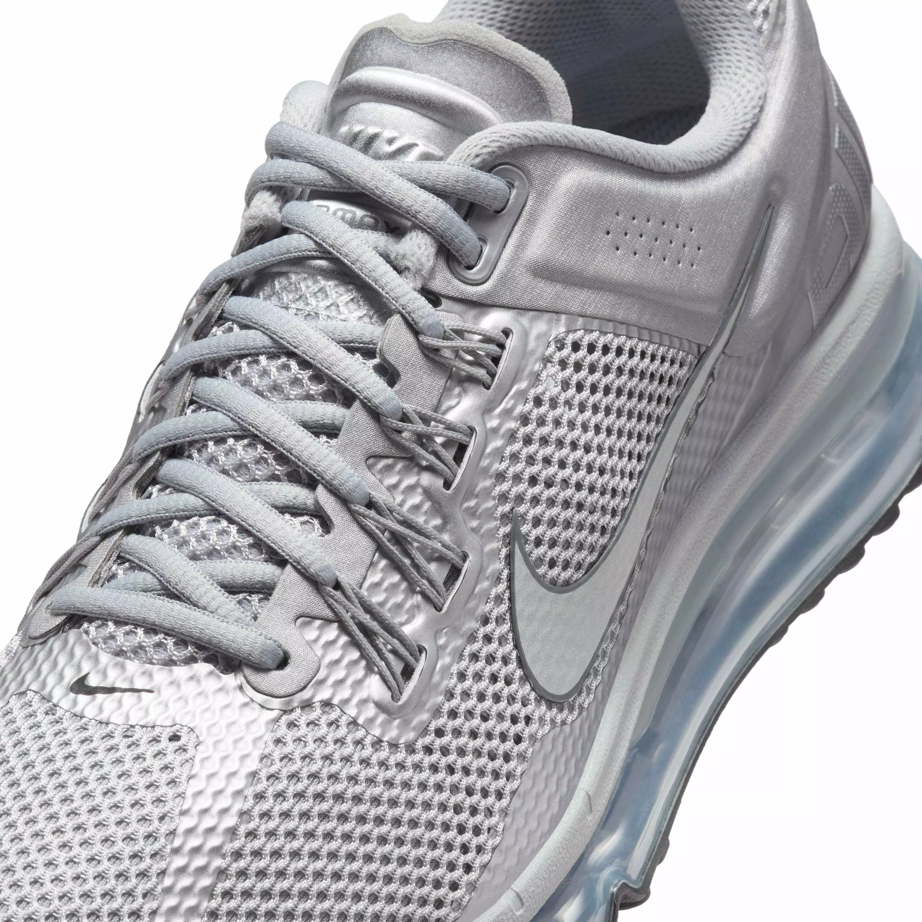 Nike Air Max 2013 "Metallic Silver/Black/Flat Silver/Metallic Silver" Men's Shoe - SILVER/BLACK/SILVER/SILVER