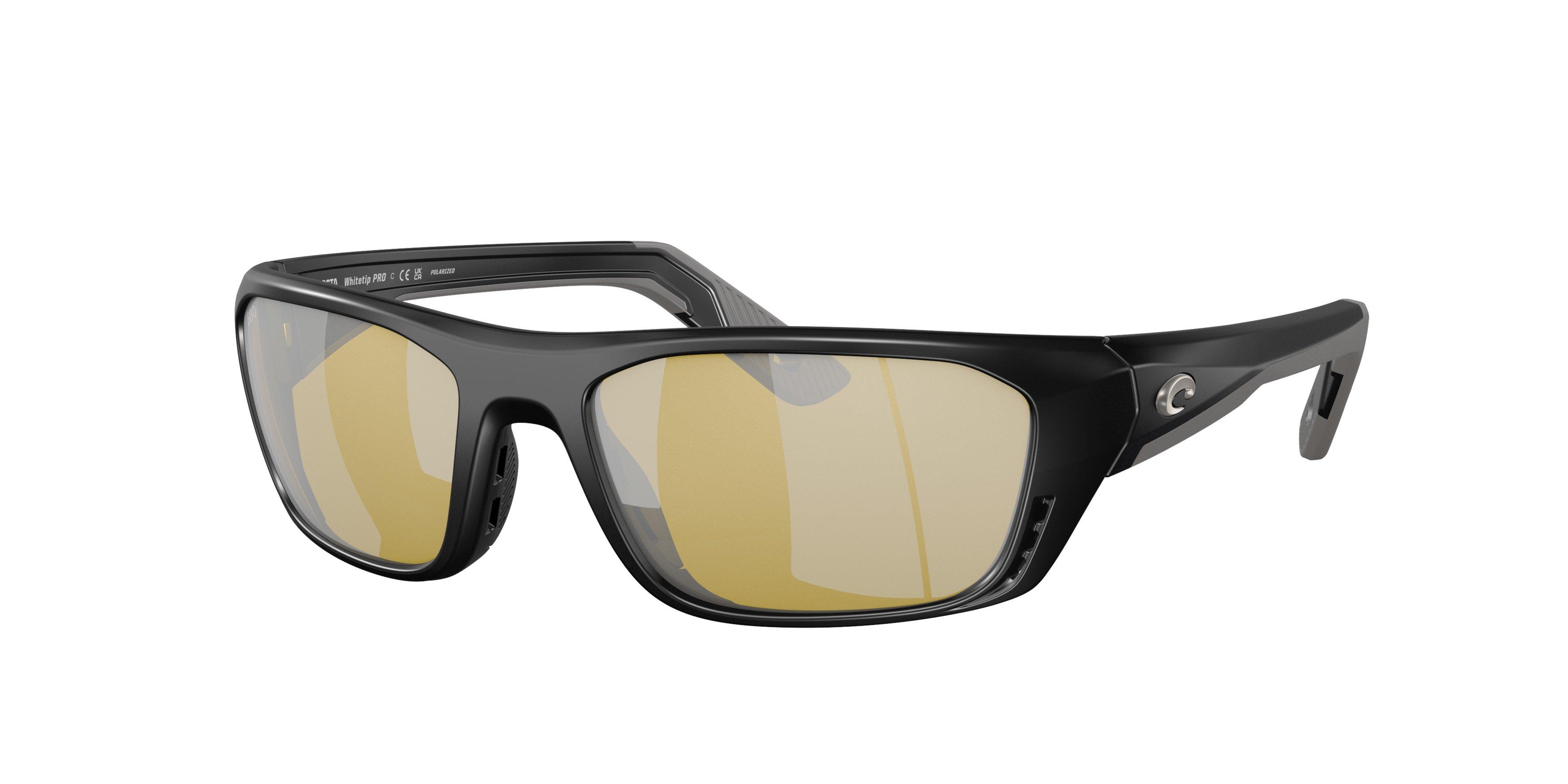 Costa Del Mar Whitetip Pro 580G Polarized Sunglasses - BLACK/GOLD Thumbnail View 1