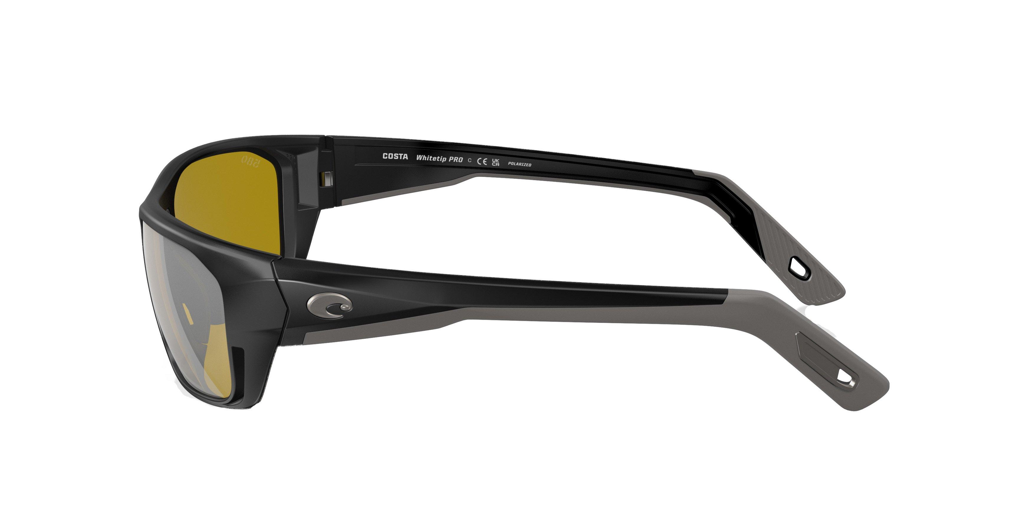 Costa Del Mar Whitetip Pro 580G Polarized Sunglasses - BLACK/GOLD Thumbnail View 6