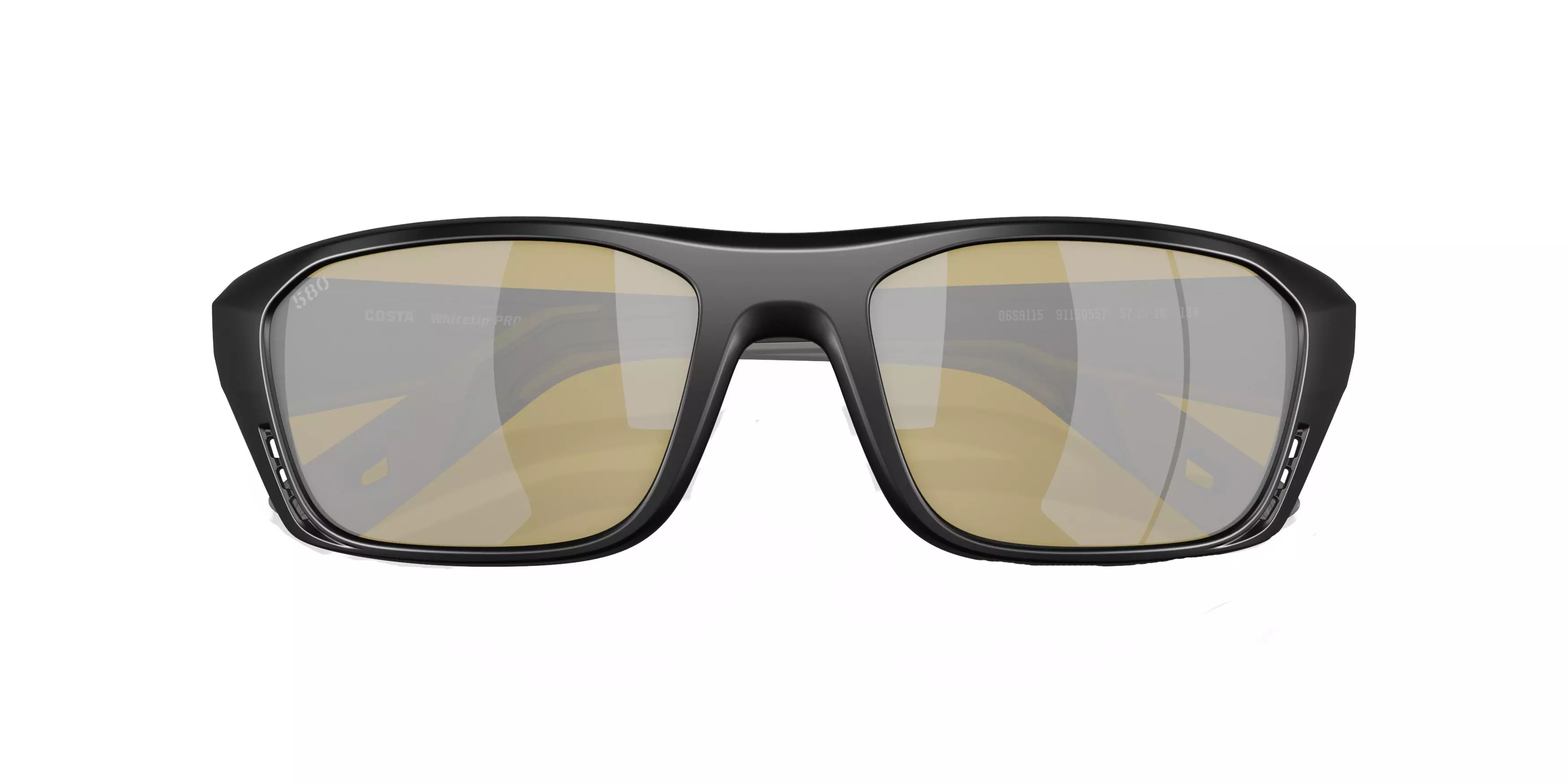 Costa Del Mar Whitetip Pro 580G Polarized Sunglasses - BLACK/GOLD