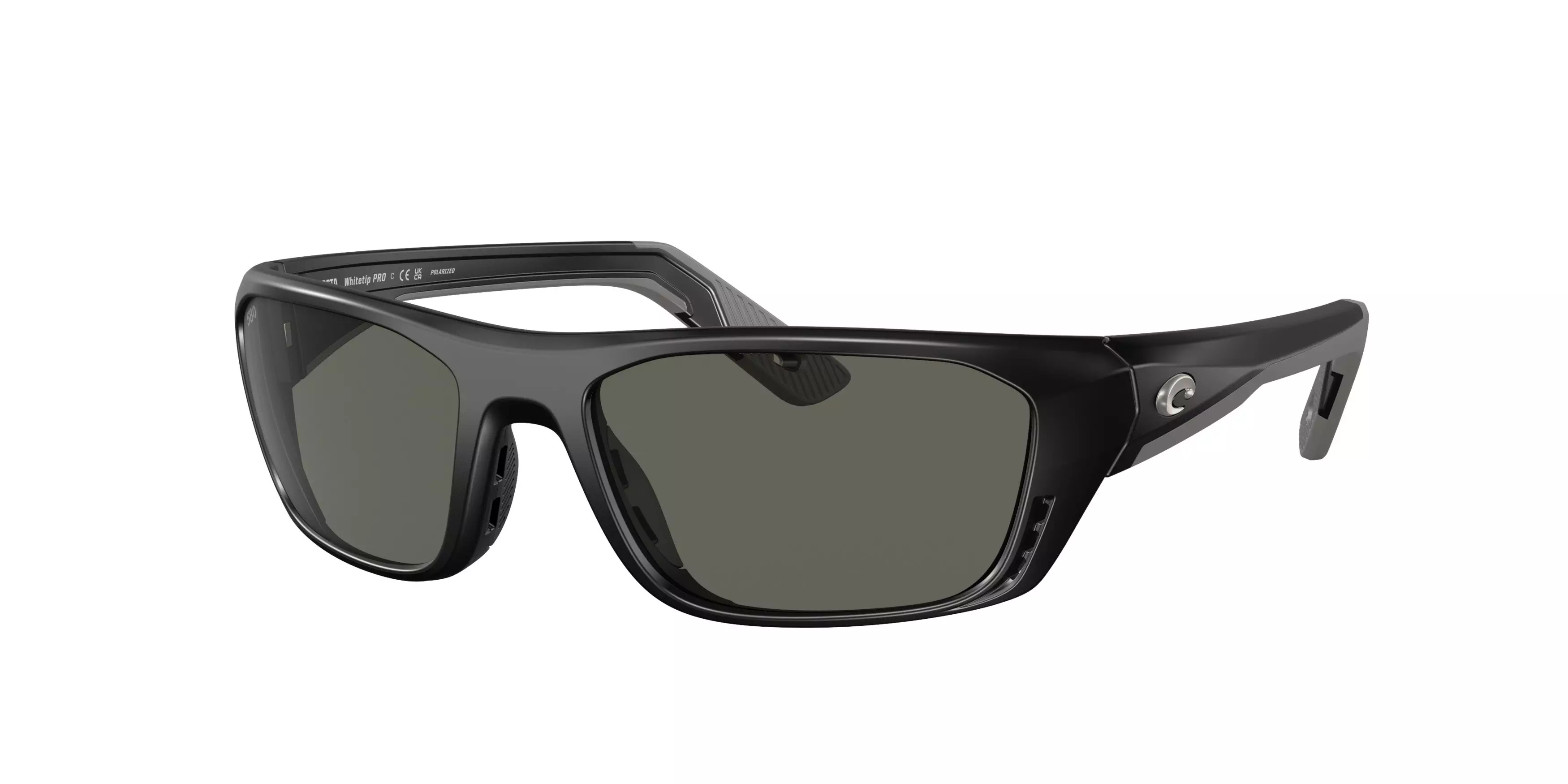 Costa Del Mar Whitetip Pro 580G Polarized Sunglasses - BLACK/GREY
