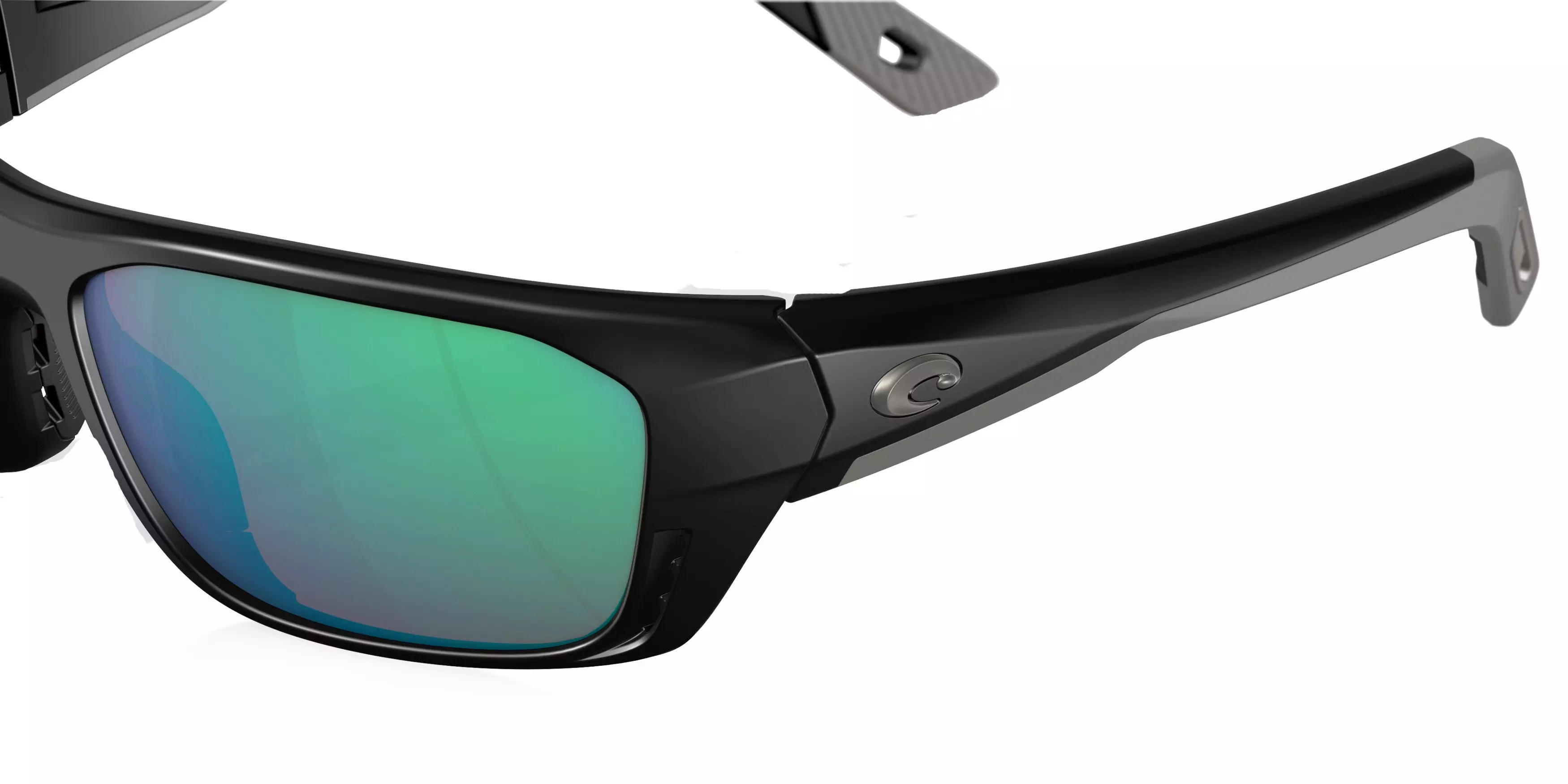 Costa Del Mar Whitetip Pro 580G Polarized Sunglasses - BLACK/GREEN