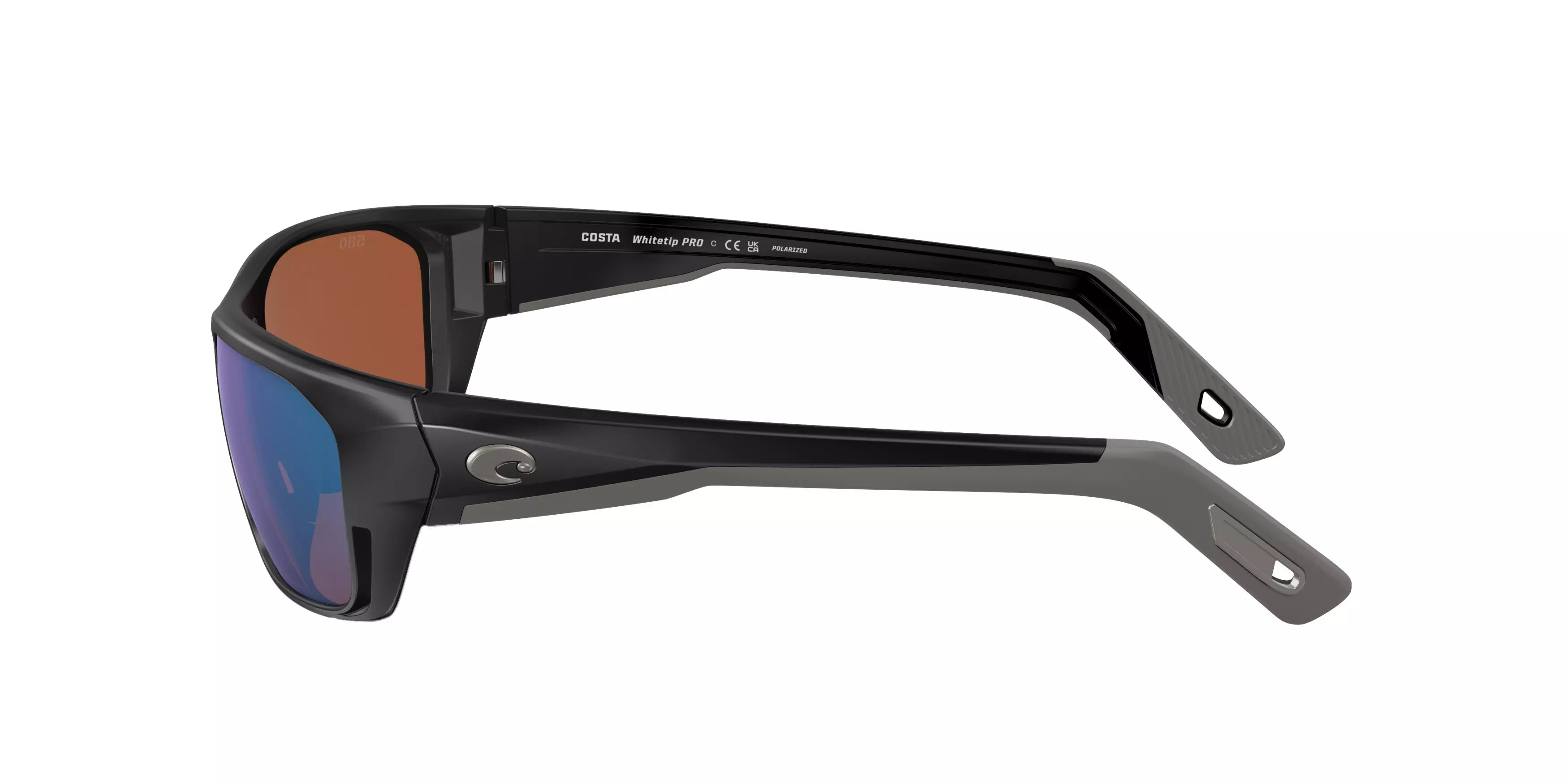 Costa Del Mar Whitetip Pro 580G Polarized Sunglasses - BLACK/GREEN