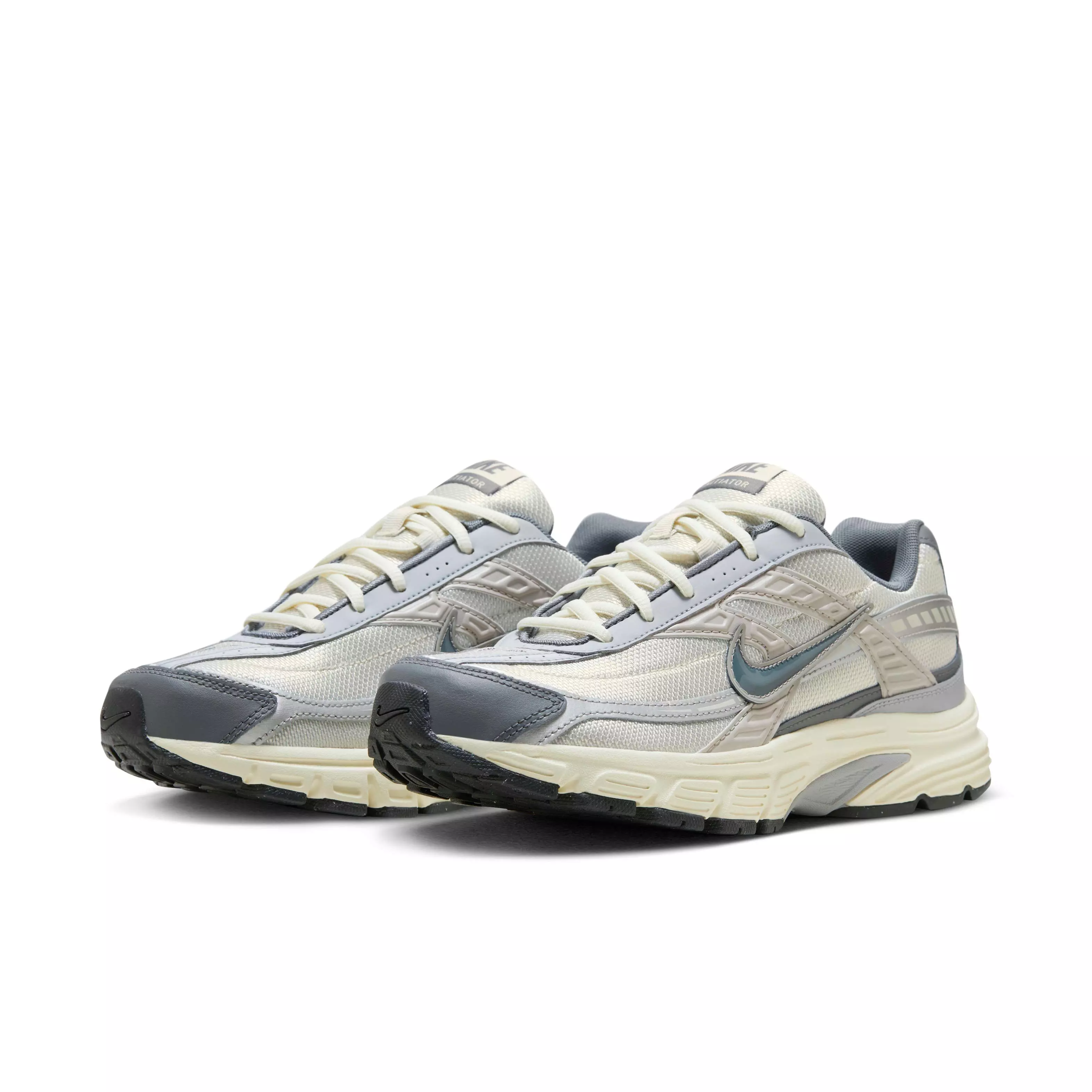 Nike Initiator "Light Bone/Coconut Milk/Metallic Silver/Smoke Grey" Men's Shoe - LT BONE/MILK/SILVER/GREY