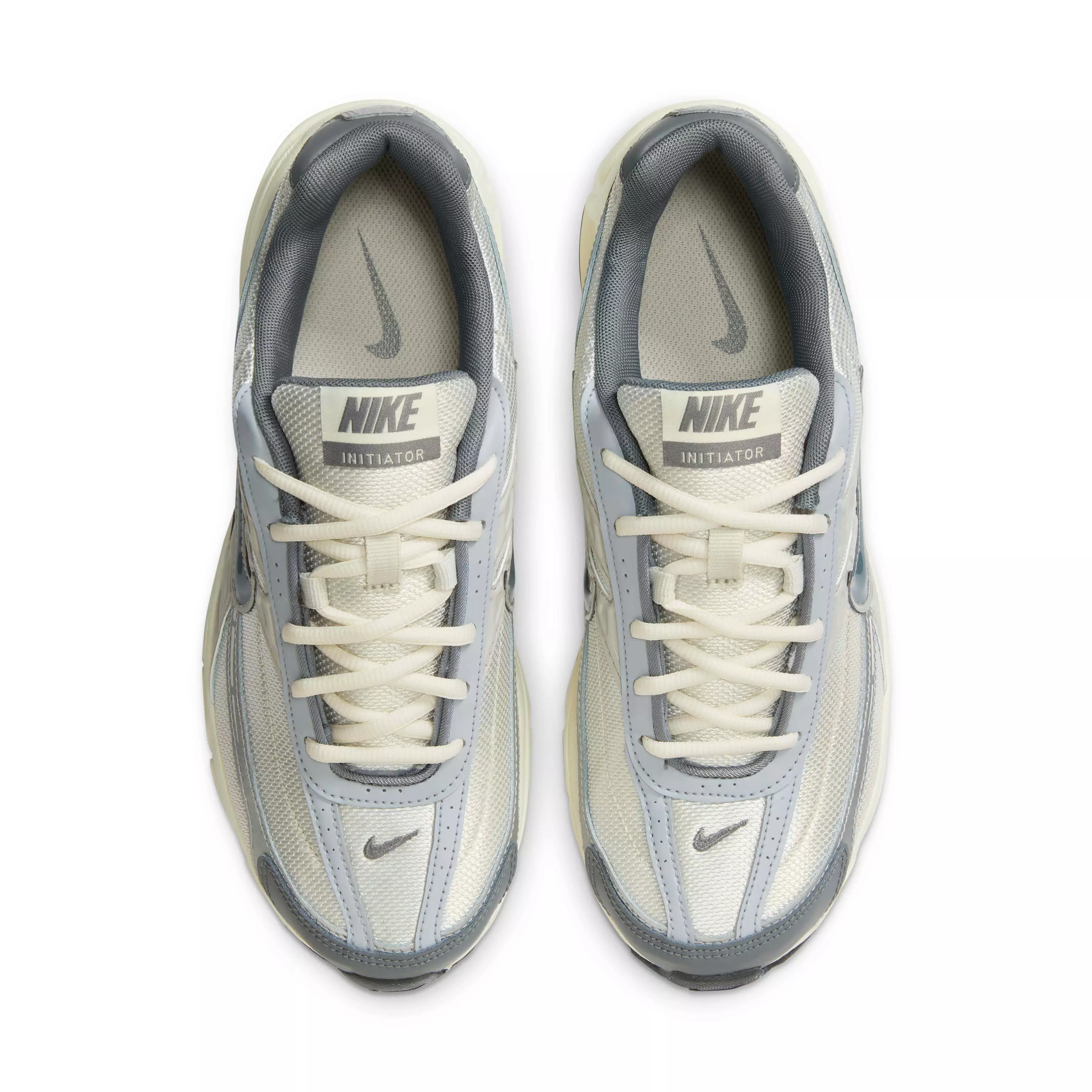 Nike Initiator "Light Bone/Coconut Milk/Metallic Silver/Smoke Grey" Men's Shoe - LT BONE/MILK/SILVER/GREY