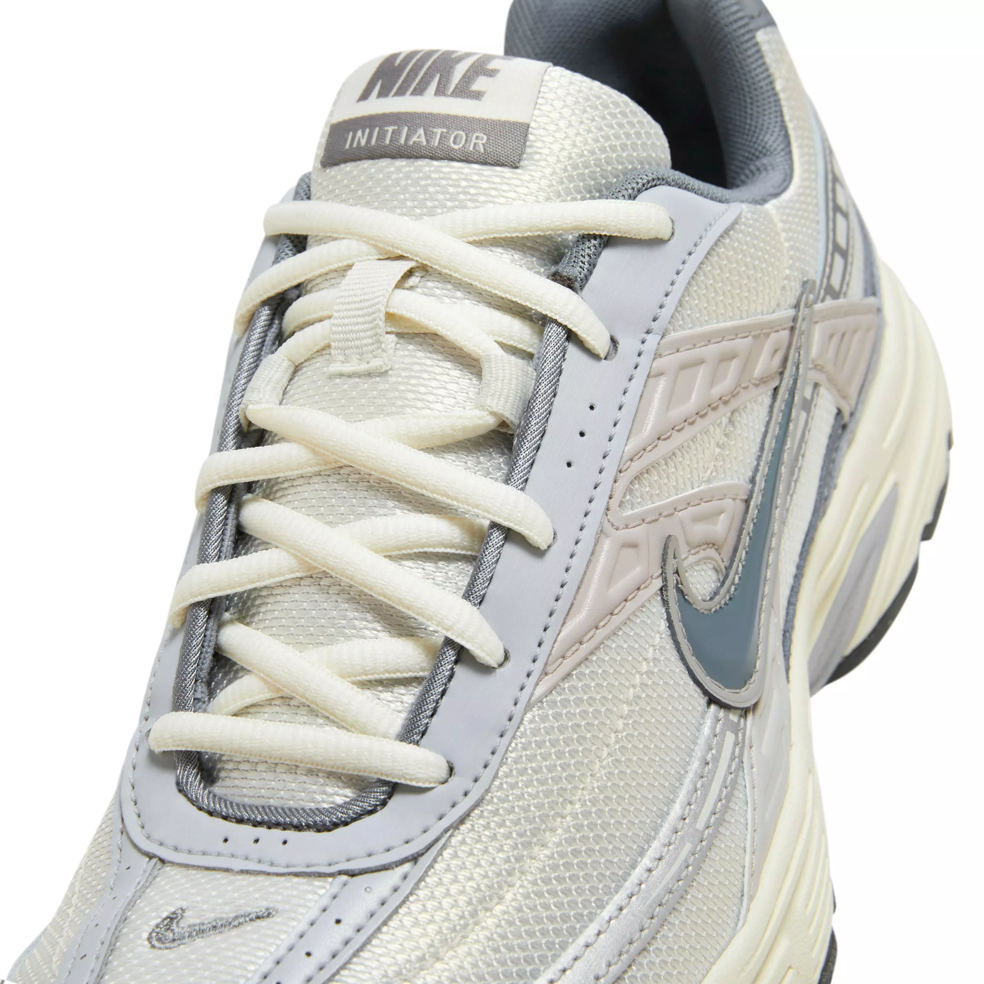 Nike Initiator "Light Bone/Coconut Milk/Metallic Silver/Smoke Grey" Men's Shoe - LT BONE/MILK/SILVER/GREY