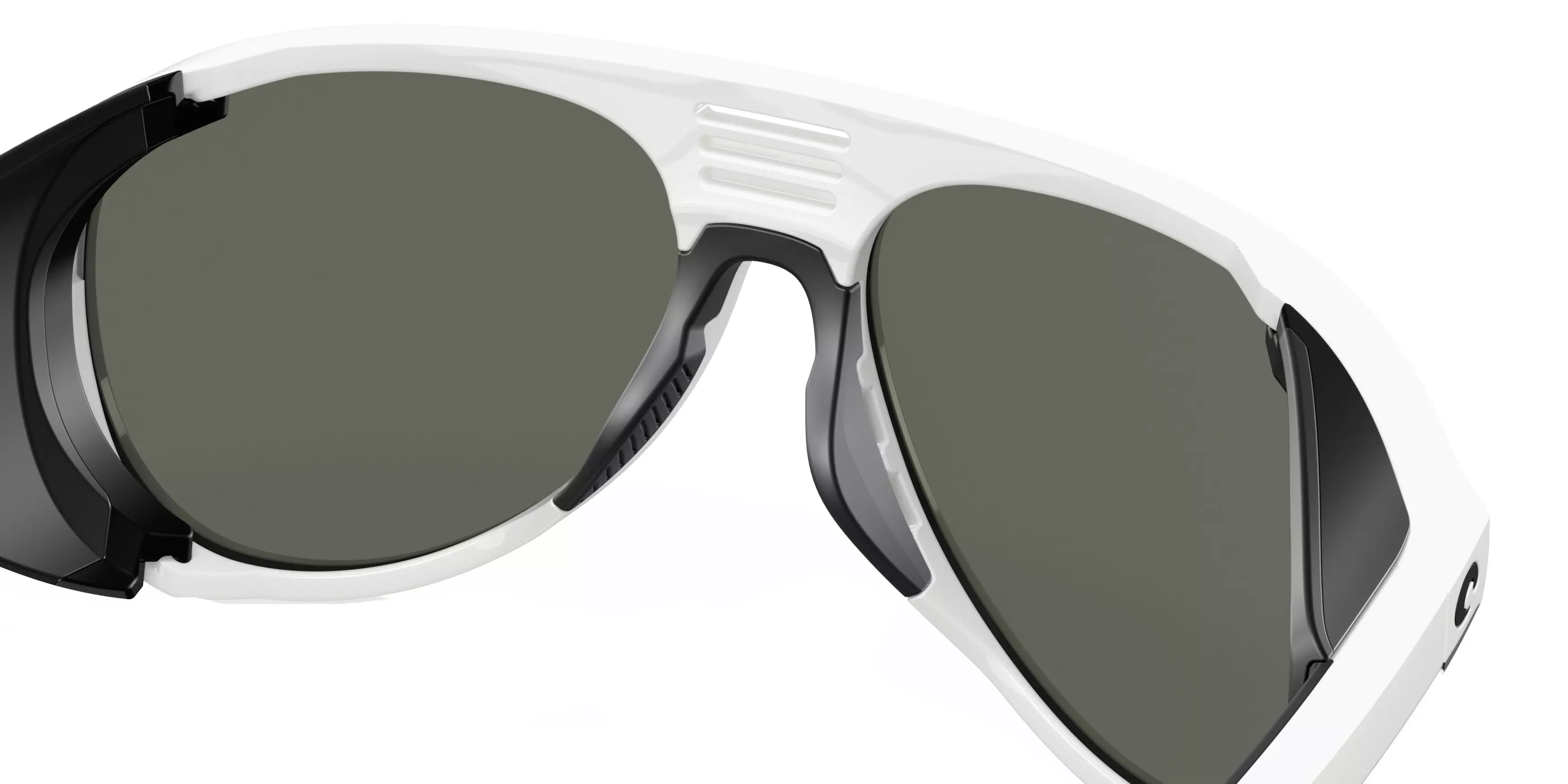 Costa Del Mar Grand Catalina Sunglasses - WHITE/GREY