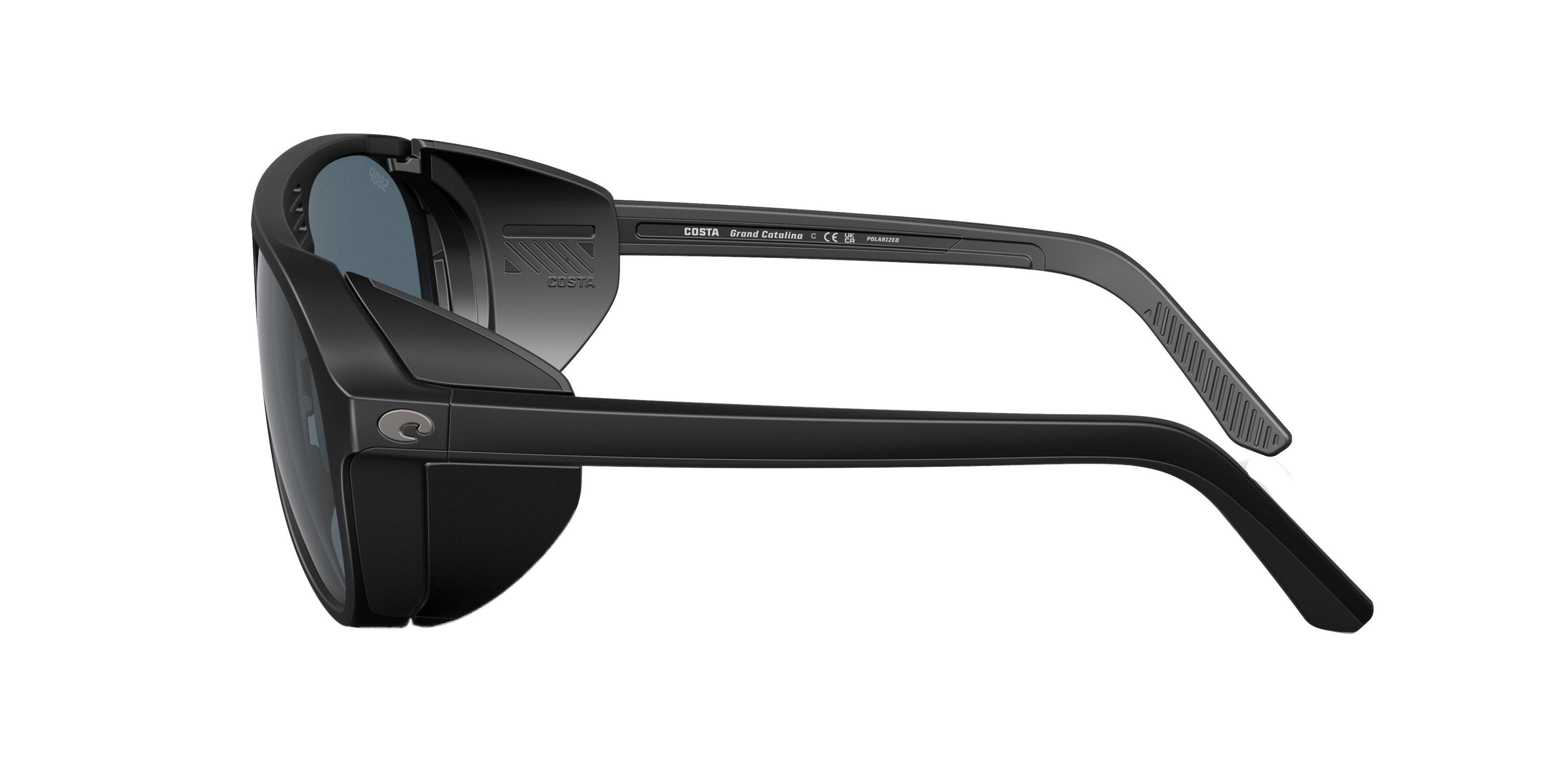 Costa Del Mar Grand Catalina Sunglasses - BLACK/GREY Thumbnail View 6