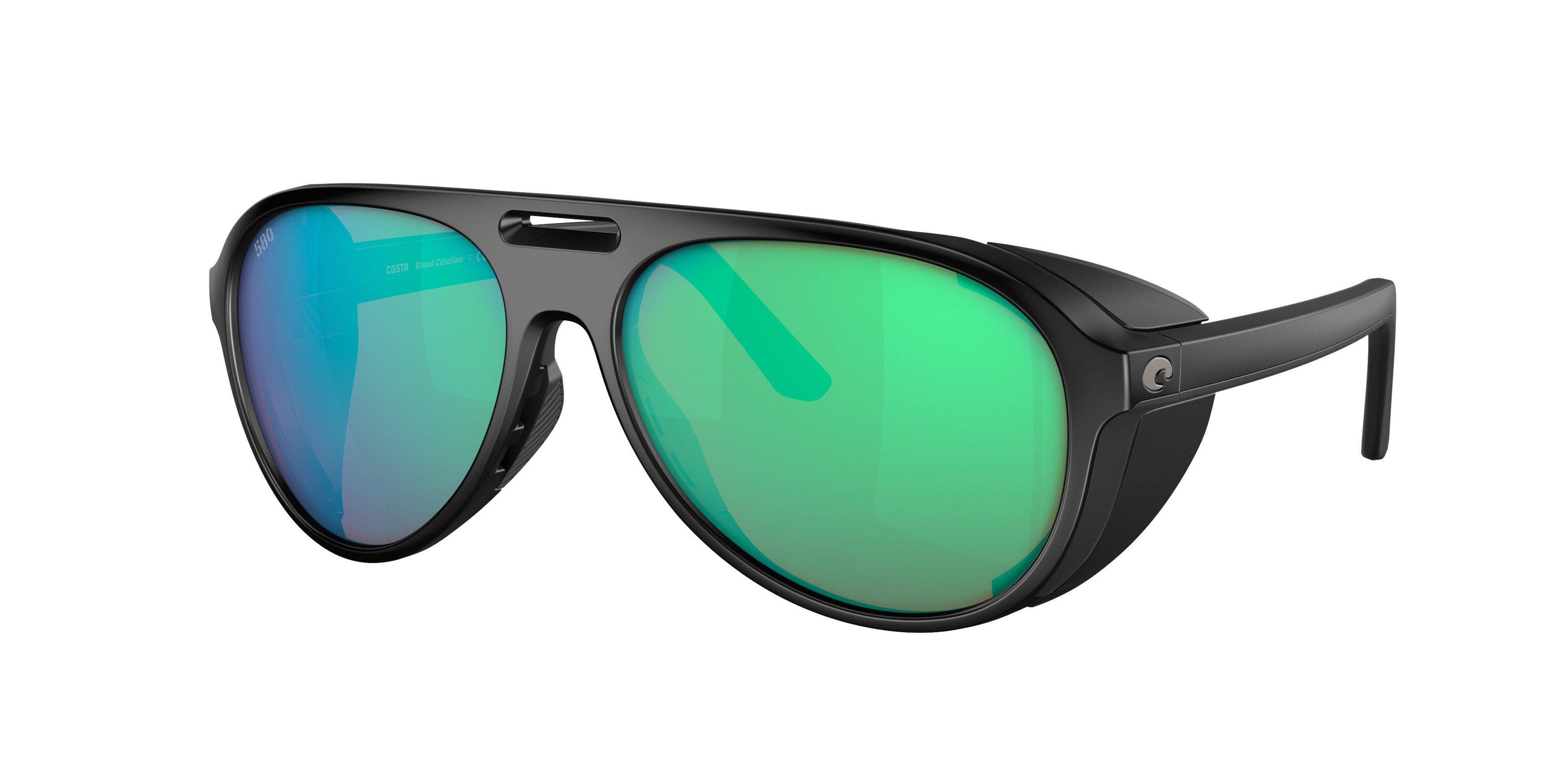 Costa Del Mar Grand Catalina Sunglasses - BLACK/GREEN Thumbnail View 1