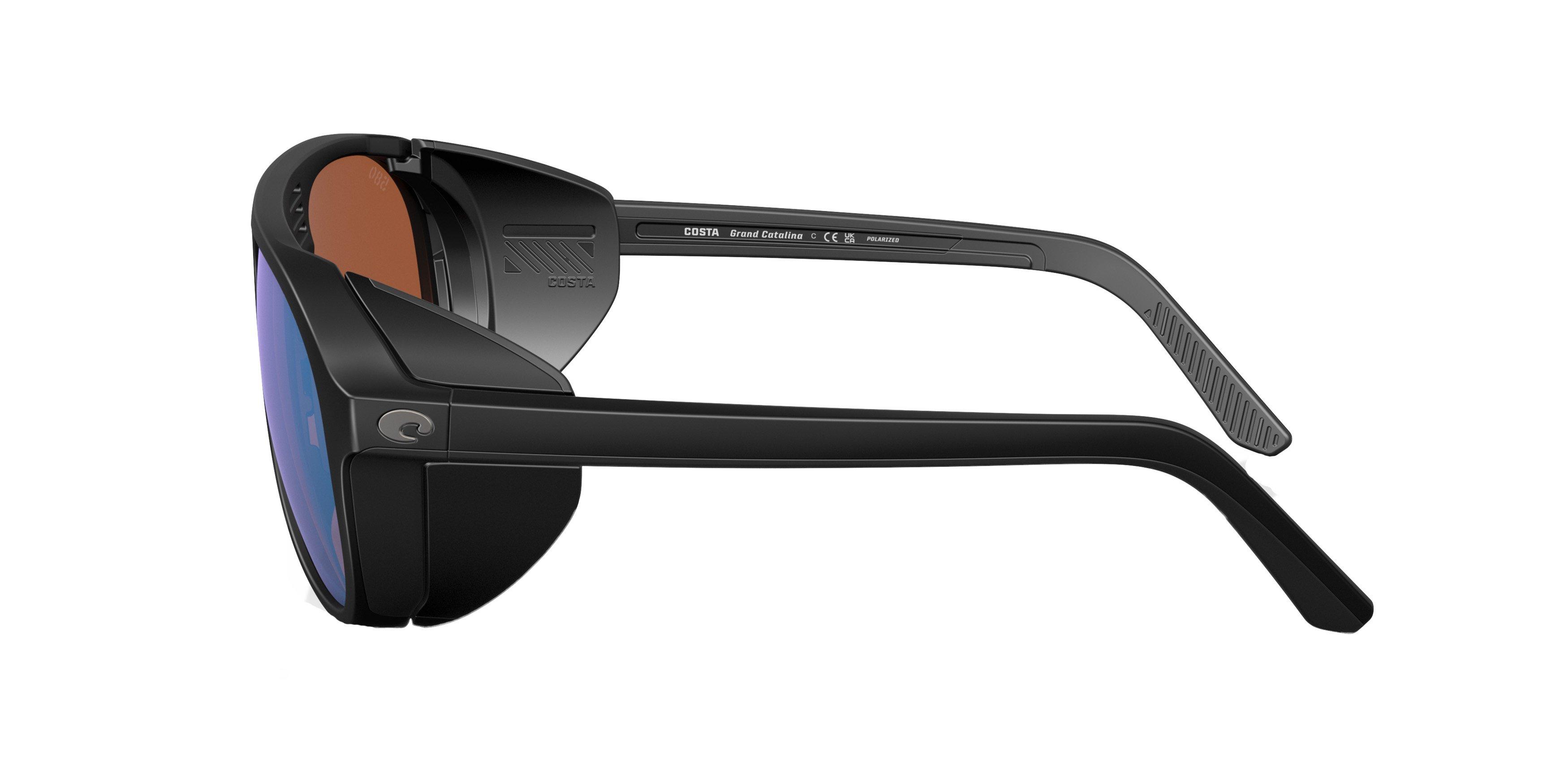 Costa Del Mar Grand Catalina Sunglasses - BLACK/GREEN Thumbnail View 6